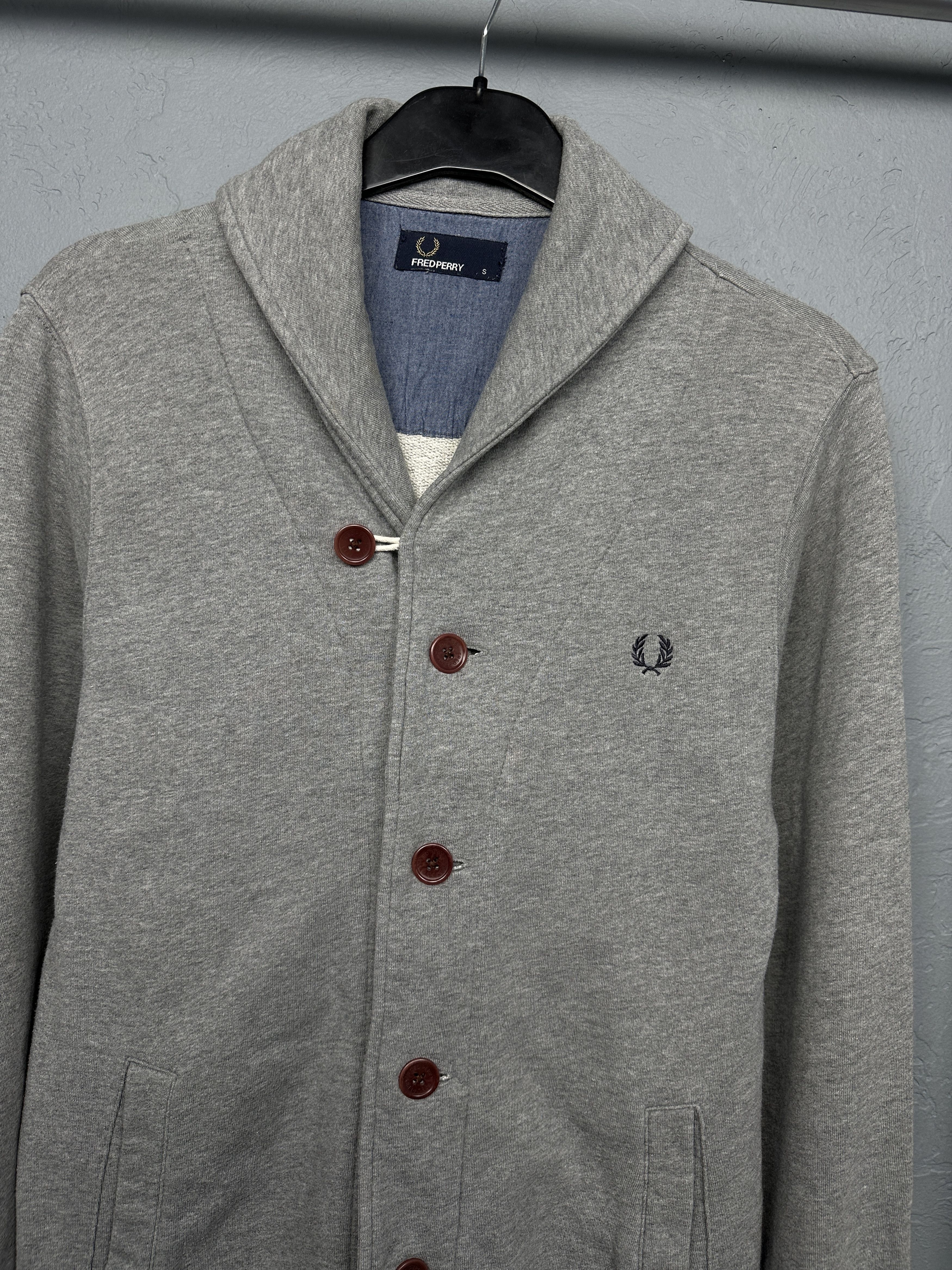 Fred Perry Fred Perry Vintage Mens Cardigan Sweater Jumper Size US S / EU 44-46 / 1 - 2 Thumbnail