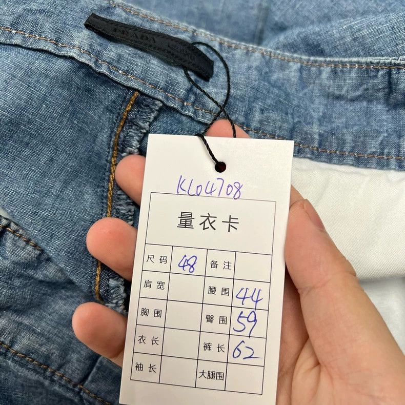 Prada Prada Triangle denim shorts 2504-Nextarrow Size US 32 / EU 48 - 7 Thumbnail