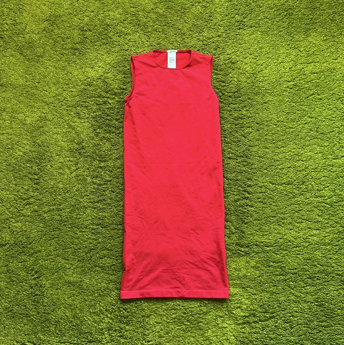Wolford avant garde red dress
