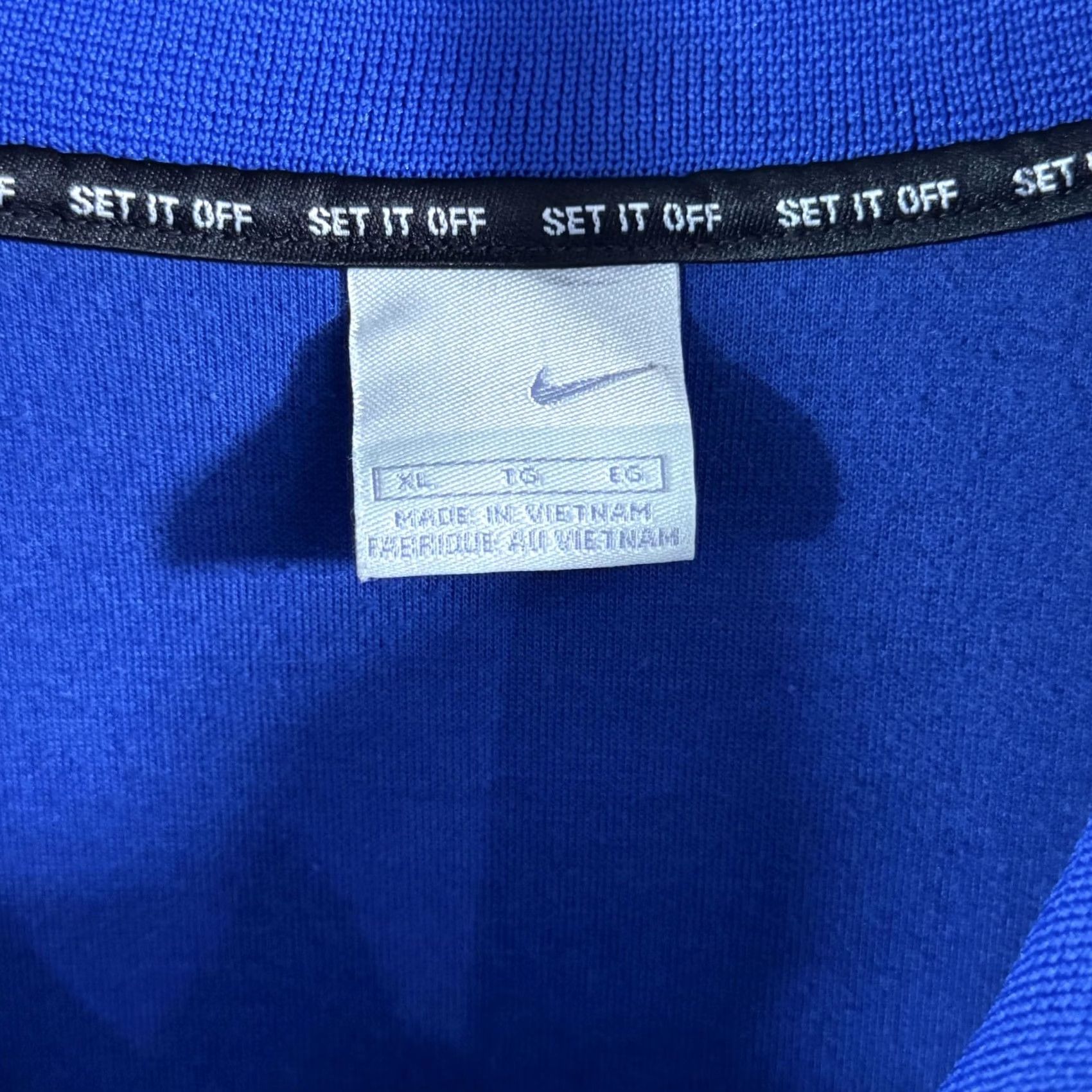 Nike Nike Air Full Zip Jacket Mens XL Blue Flight Track Set It Off Retro Size US 36 / EU 52 - 4 Thumbnail
