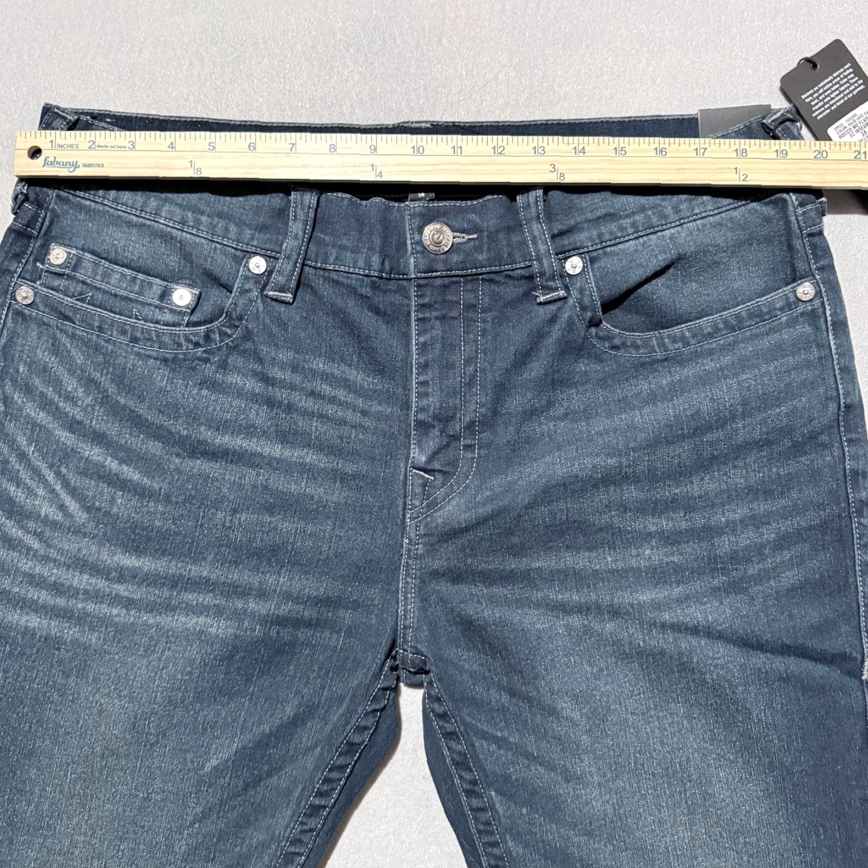True Religion VINTAGE True Religion Rocco Relaxed Skinny Jeans Mens Dark Blue Pockets Zip Fly 38 NWT - Jeans, Men, Dark Blue, True Religion, 38, Zip Fly Size US 38 / EU 54 - 7 Thumbnail