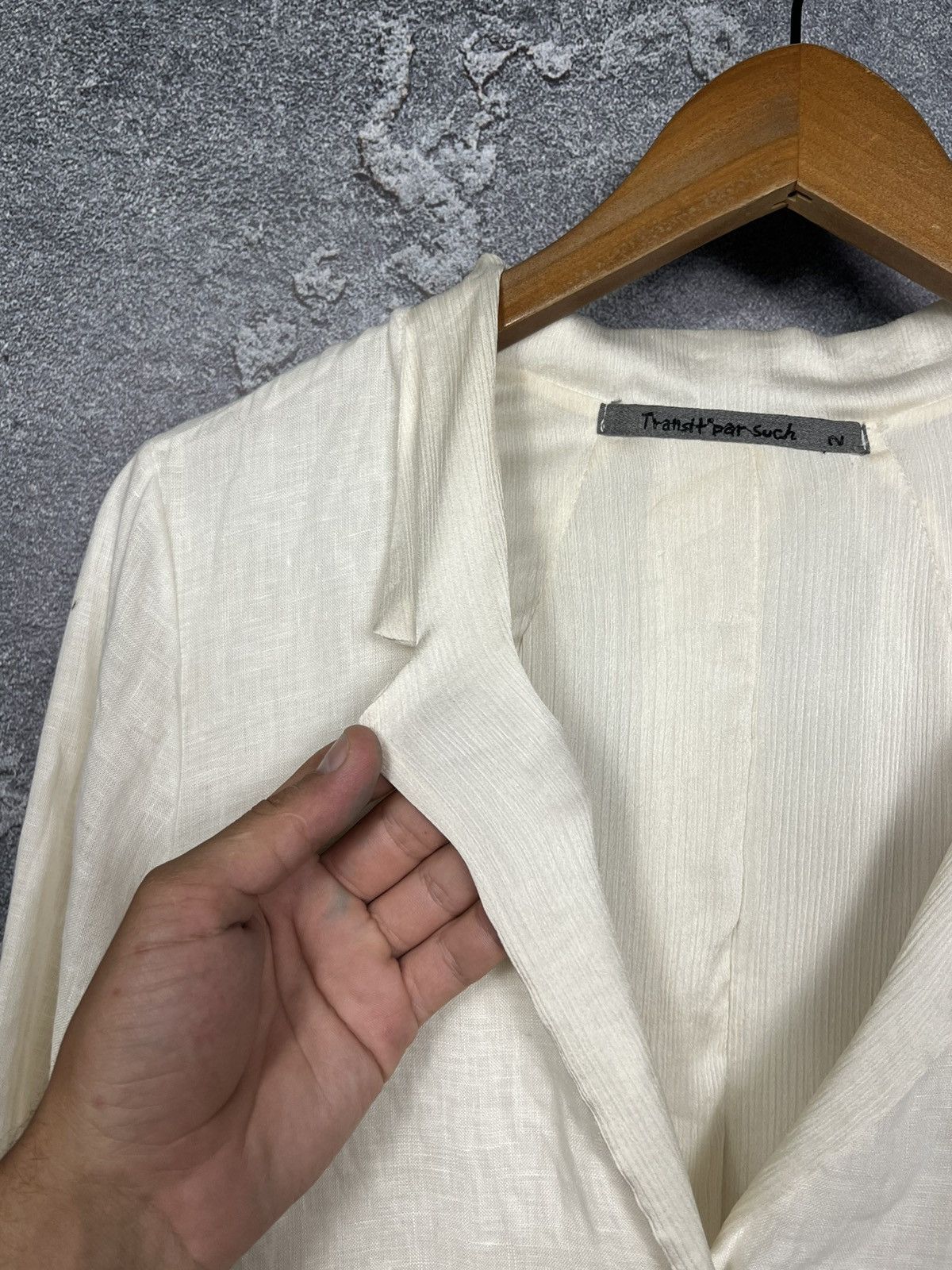 Transit Transit Par-Such Linen Double Button Blazer Jacket Size M / US 6-8 / IT 42-44 - 8 Thumbnail