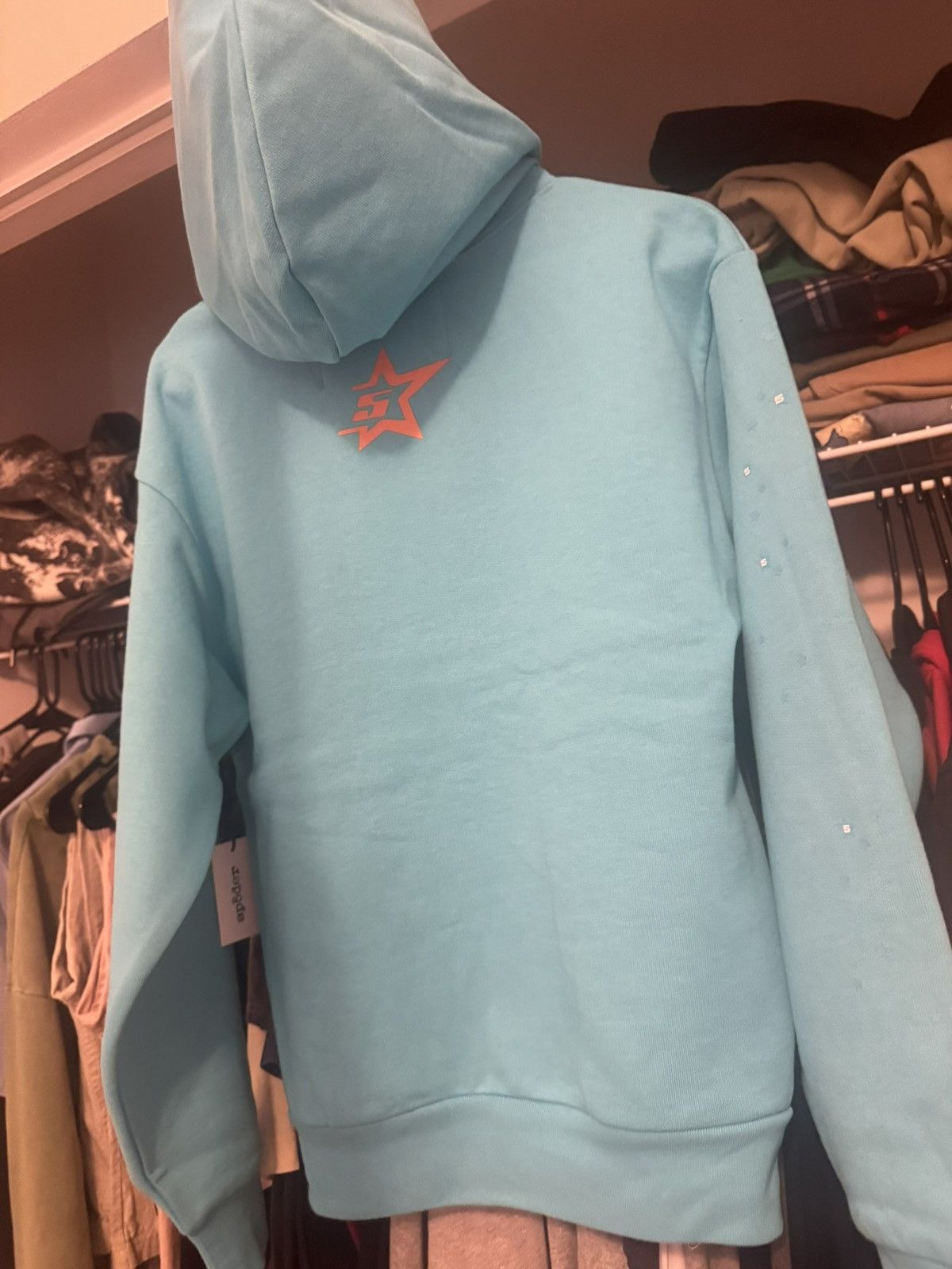 Sp5der Sp5der punk V2 hoodie ‘cyan’ Size US XS / EU 42 / 0 - 5 Thumbnail