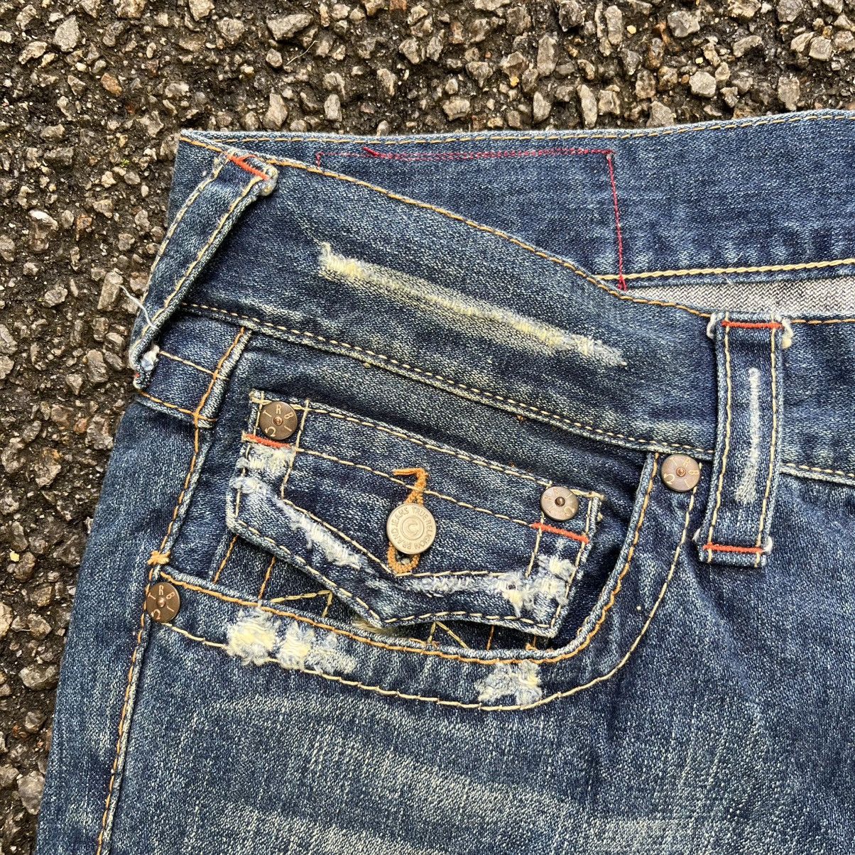 Tornado Mart True Religion Flare Jeans 803 Distressed Boot Cut Denim Punk Size US 33 - 4 Thumbnail