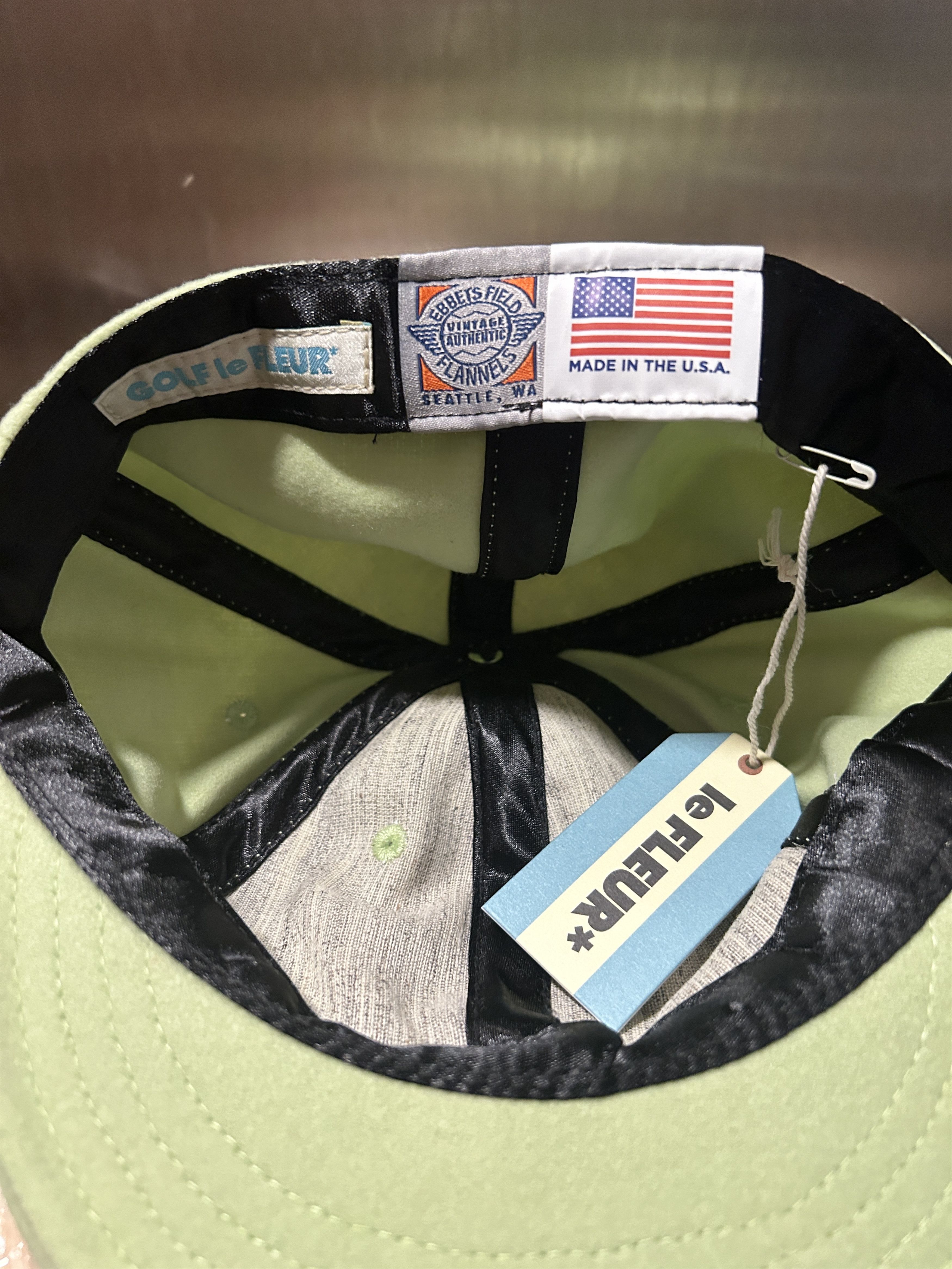 Ebbets Field Flannels × Golf le Fleur (size 7 5/8) EBBETS F* FITTED CAP Green Size ONE SIZE - 3 Thumbnail