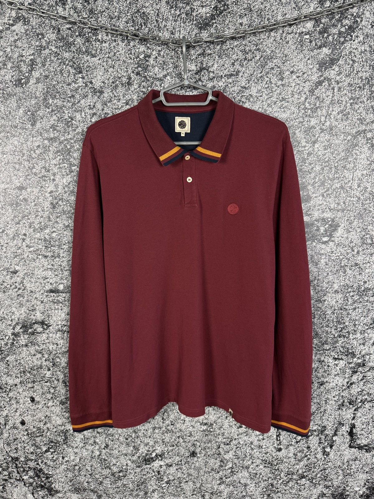 Pretty Green Pretty Green Polo Long Sleeve Rugby Shirt Casual Size XL Size US XL / EU 56 / 4 - 1 Thumbnail