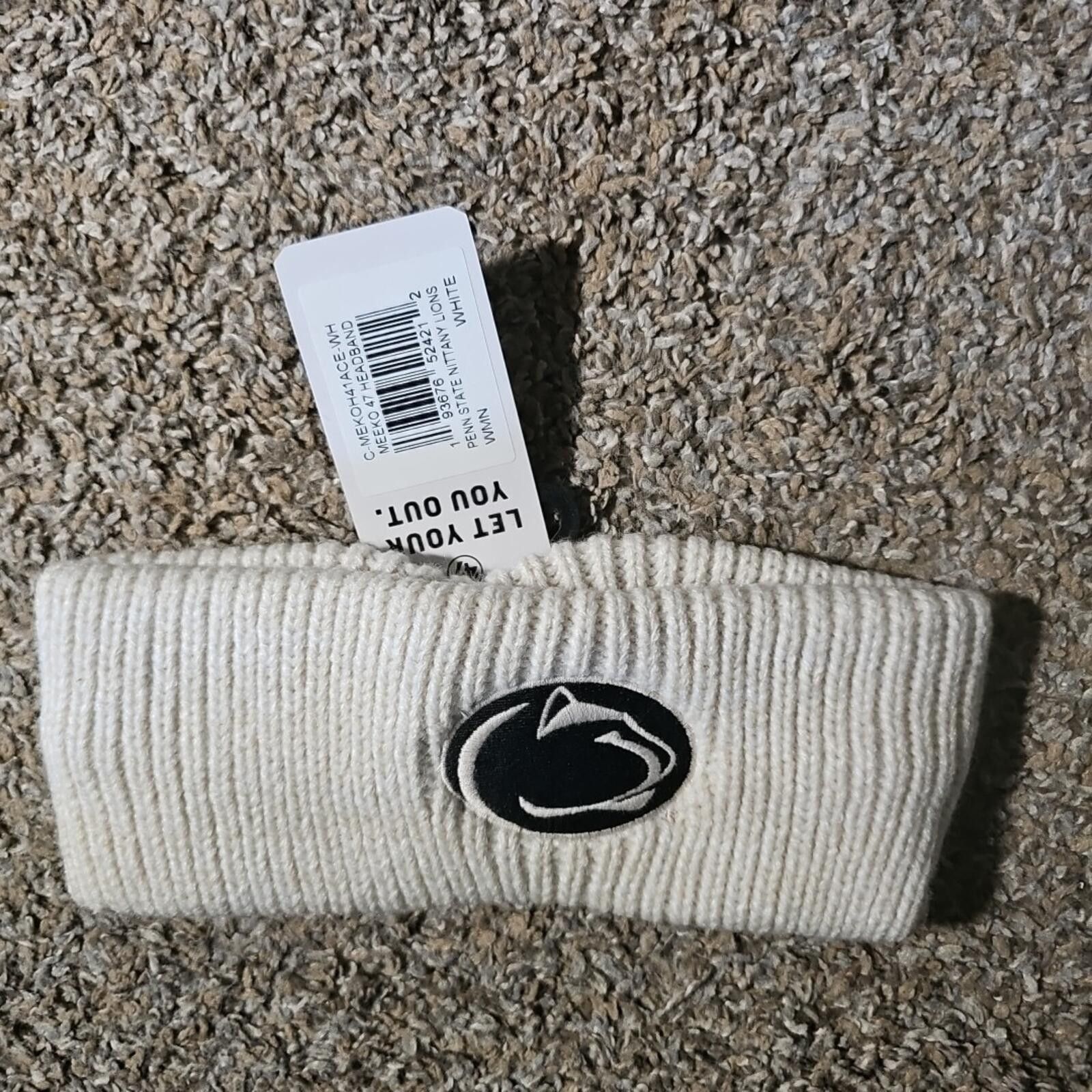 47 47 Brand NWT Meeko PENN STATE NITTANY LIONS Winter Headband Size ONE SIZE - 1 Thumbnail