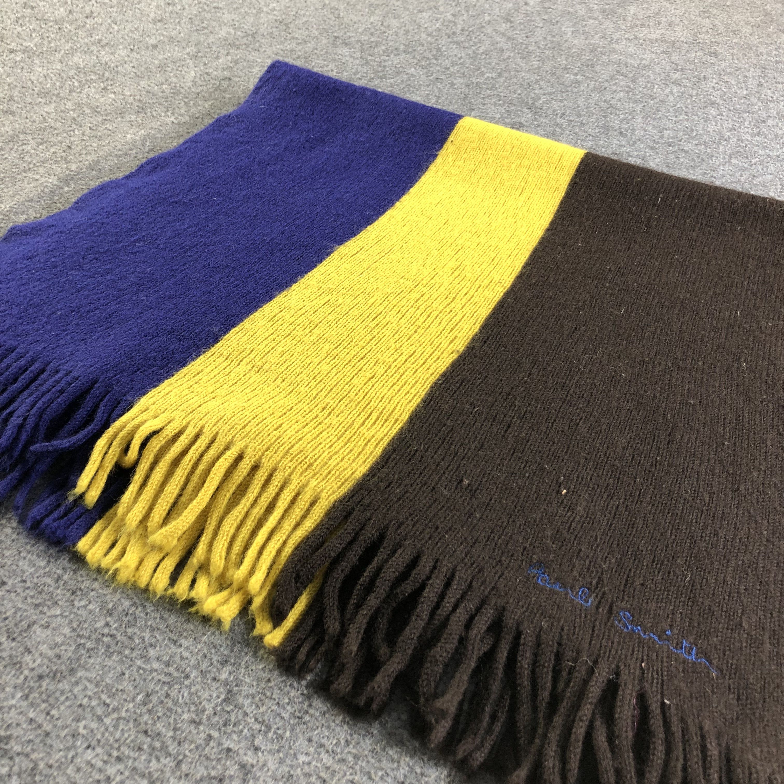 Paul Smith Paul Smith Knit Wool Scarf Muffler Neckwear V2138 Size ONE SIZE - 4 Thumbnail