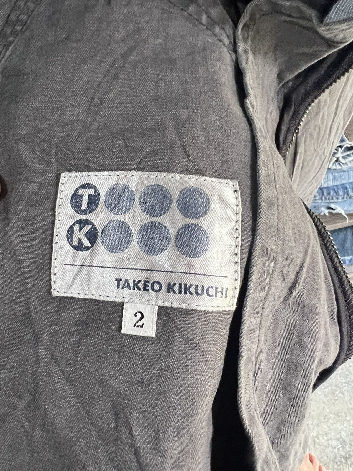 Takeo Kikuchi 🔥Takeo Kikuchi Zipper Jacket Size US S / EU 44-46 / 1 - 13 Thumbnail