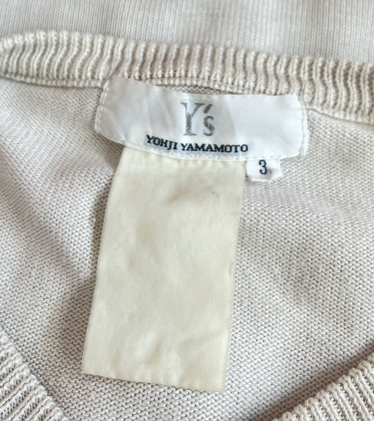 Yohji Yamamoto Vintage yohji yamamoto y’s broken white cardigan Size US S / EU 44-46 / 1 - 5 Thumbnail