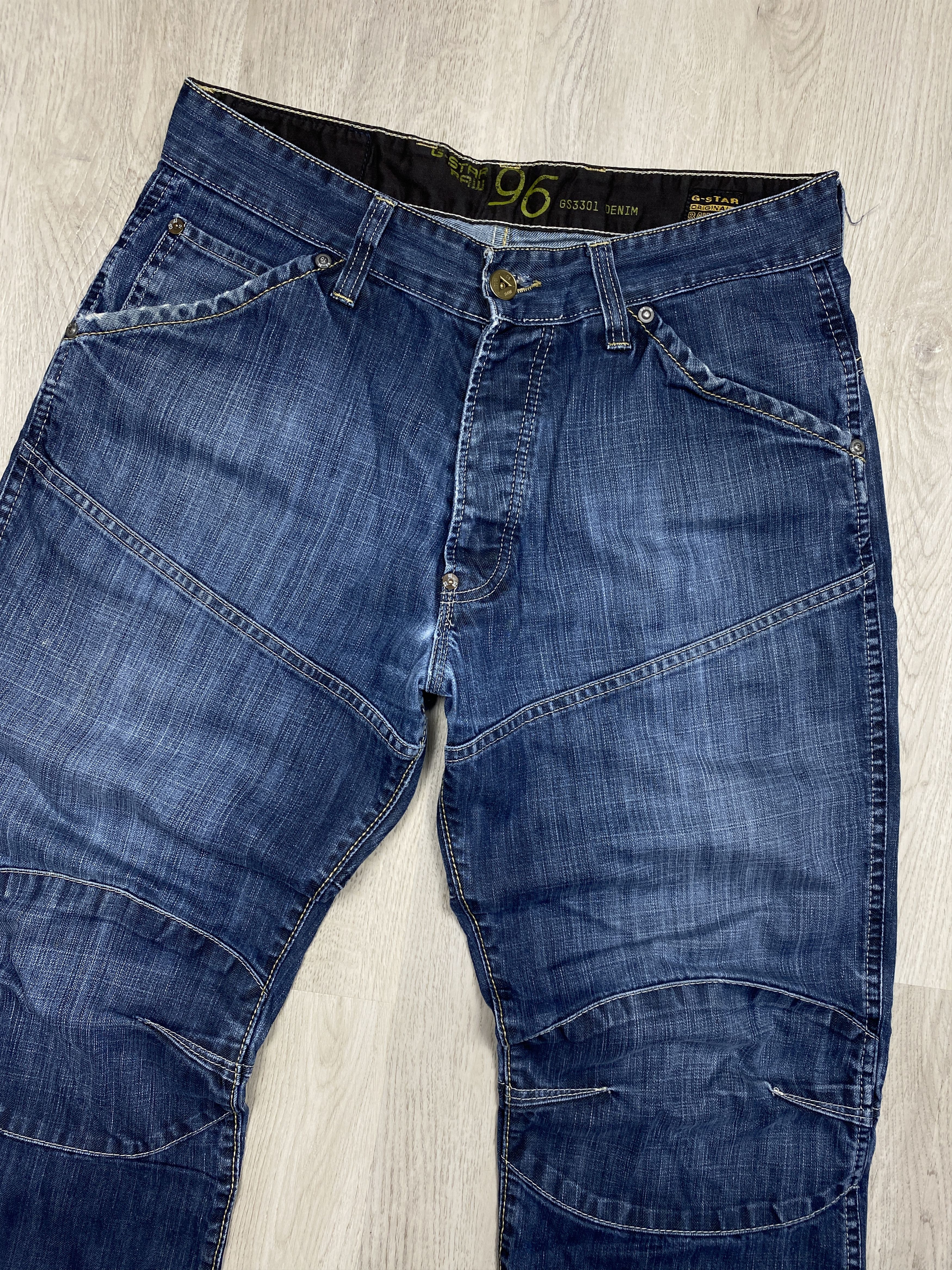 G-Star G Star Raw Mens Denim Pants Jeans Double Knee Size US 34 / EU 50 - 2 Thumbnail