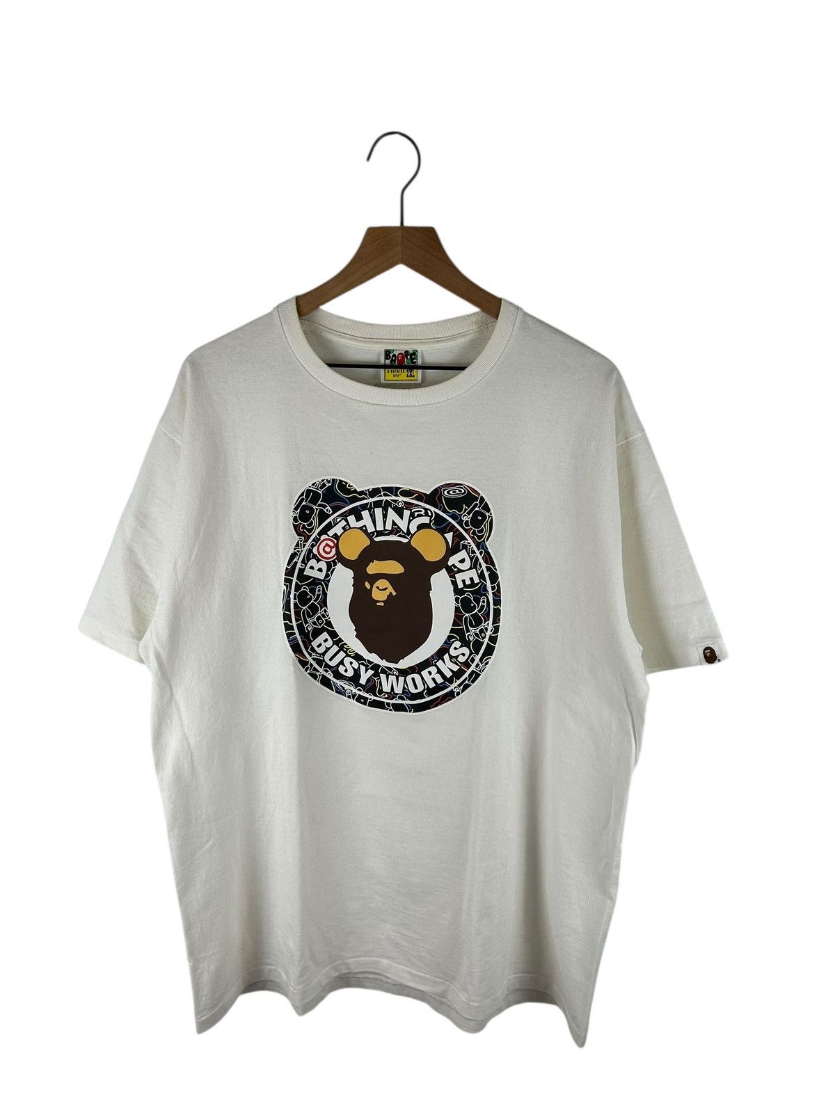 Bape 2021 Bape x Medicom Toy Busy Works Print T-Shirt Size US XL / EU 56 / 4 - 1 Thumbnail