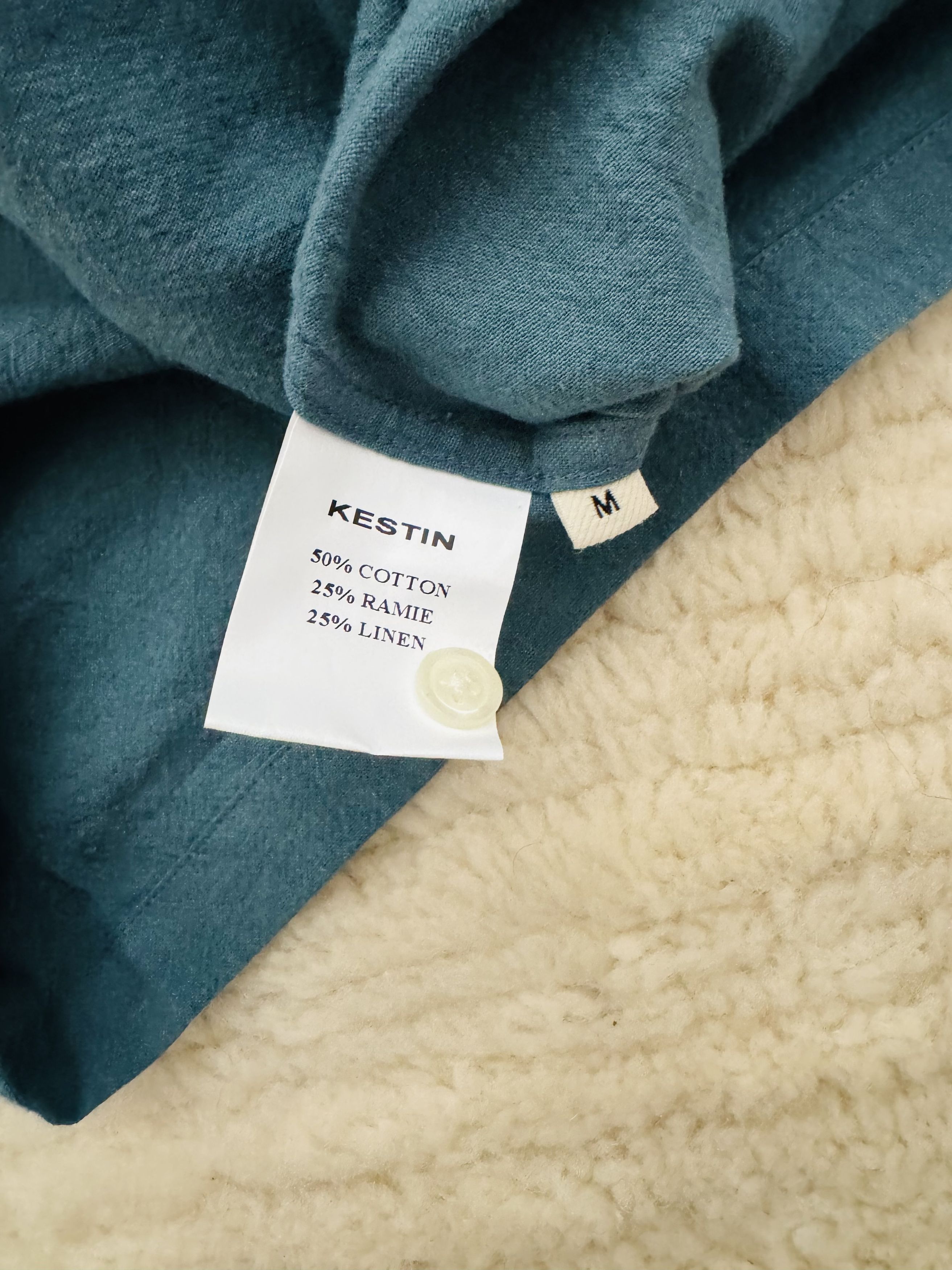 KESTIN Kestin Camp Shirt - Cotton/Ramie/Linen Size US M / EU 48-50 / 2 - 3 Thumbnail