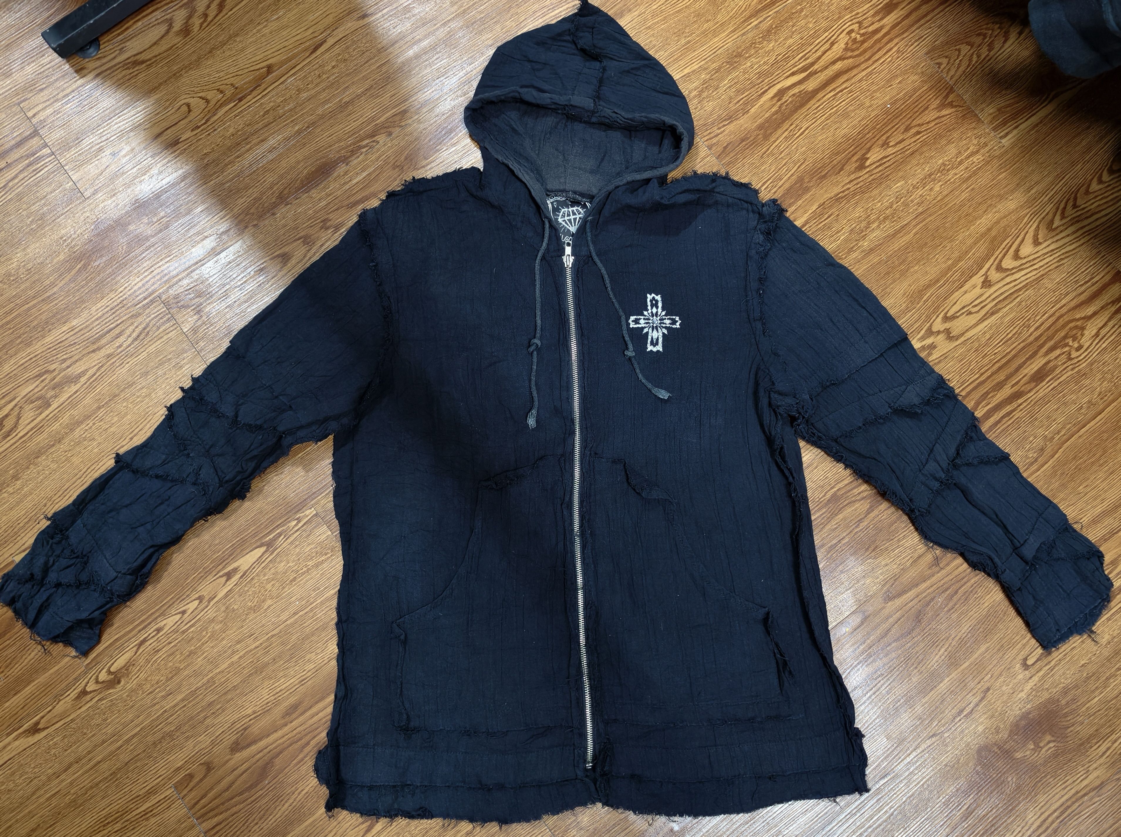 Japanese Brand Algonquins Punk Style Cotton Hoodie Size US L / EU 52-54 / 3 - 1 Thumbnail