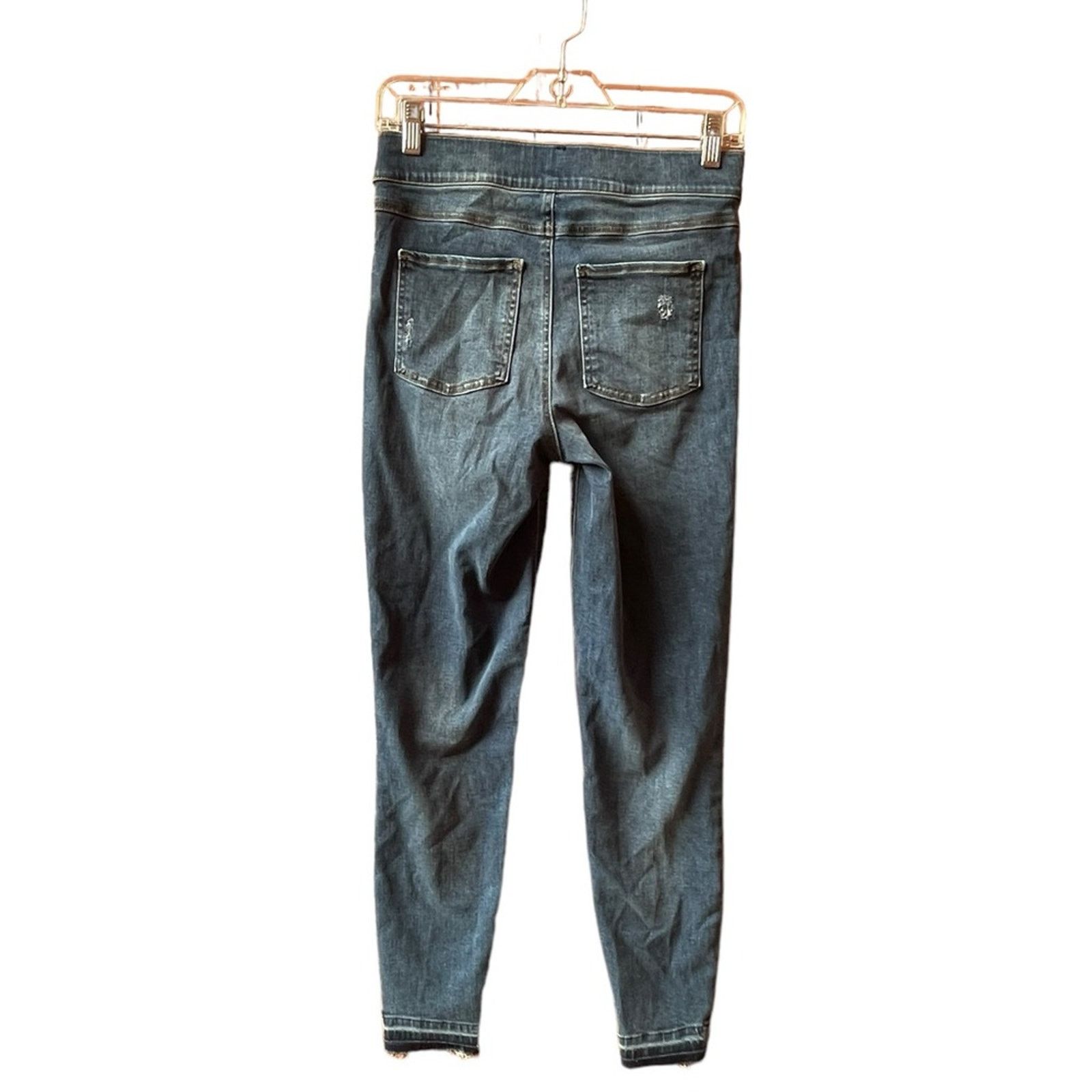 Spanx SPANX Distressed Ankle Skinny Jeans Medium Wash Size 28" / US 6 / IT 42 - 5 Thumbnail