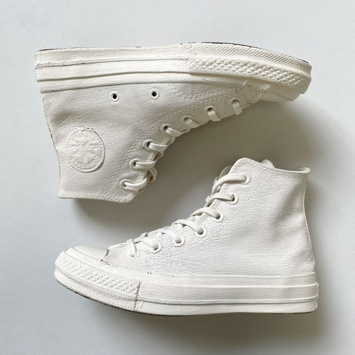 Maison Margiela S/S 14 Painted ‘Chuck Taylor All Star’ Sneakers Size US 7 / IT 37 - 21 Thumbnail