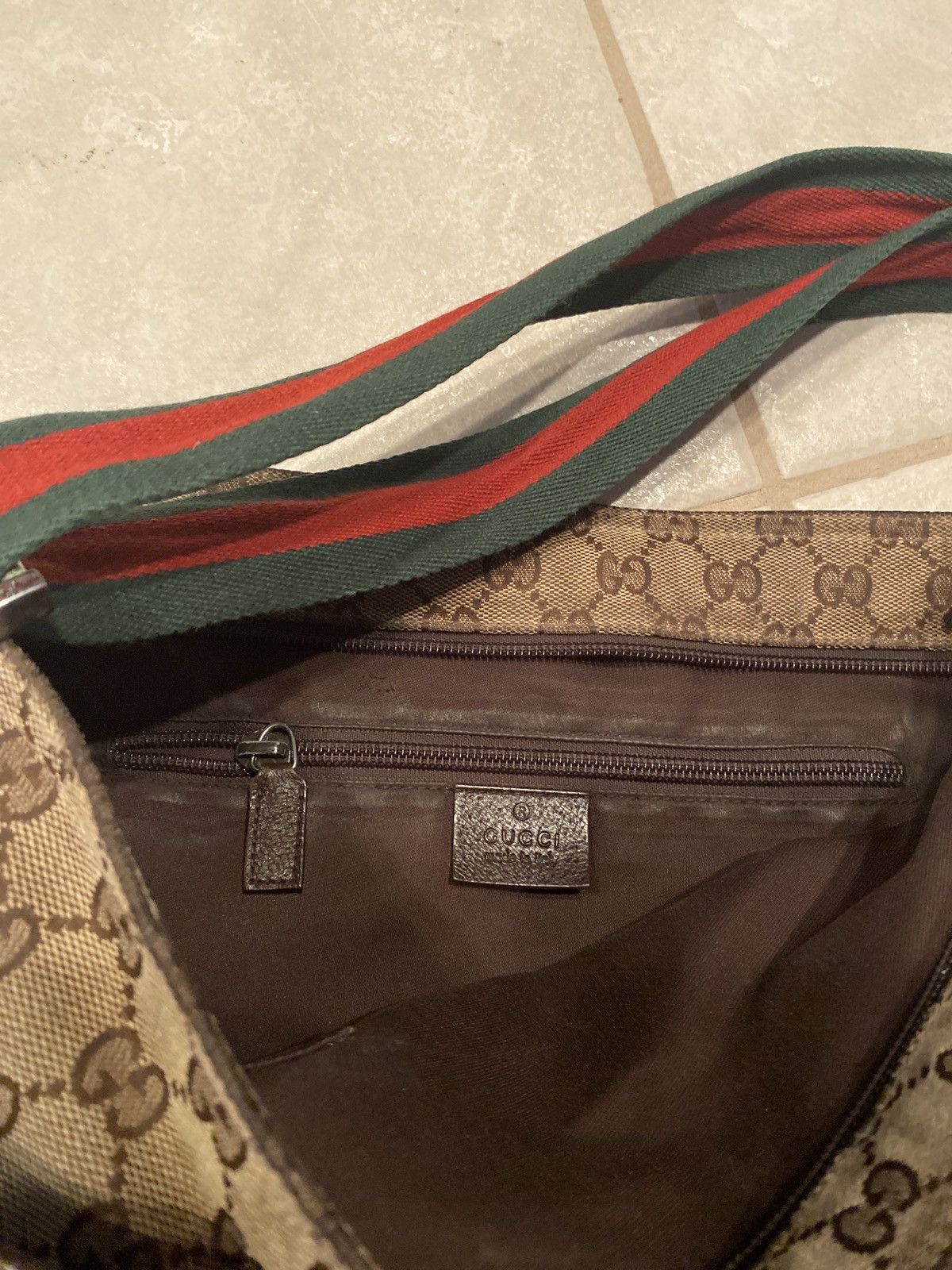Gucci Gucci canvas vintage cross body bag Size ONE SIZE - 5 Thumbnail