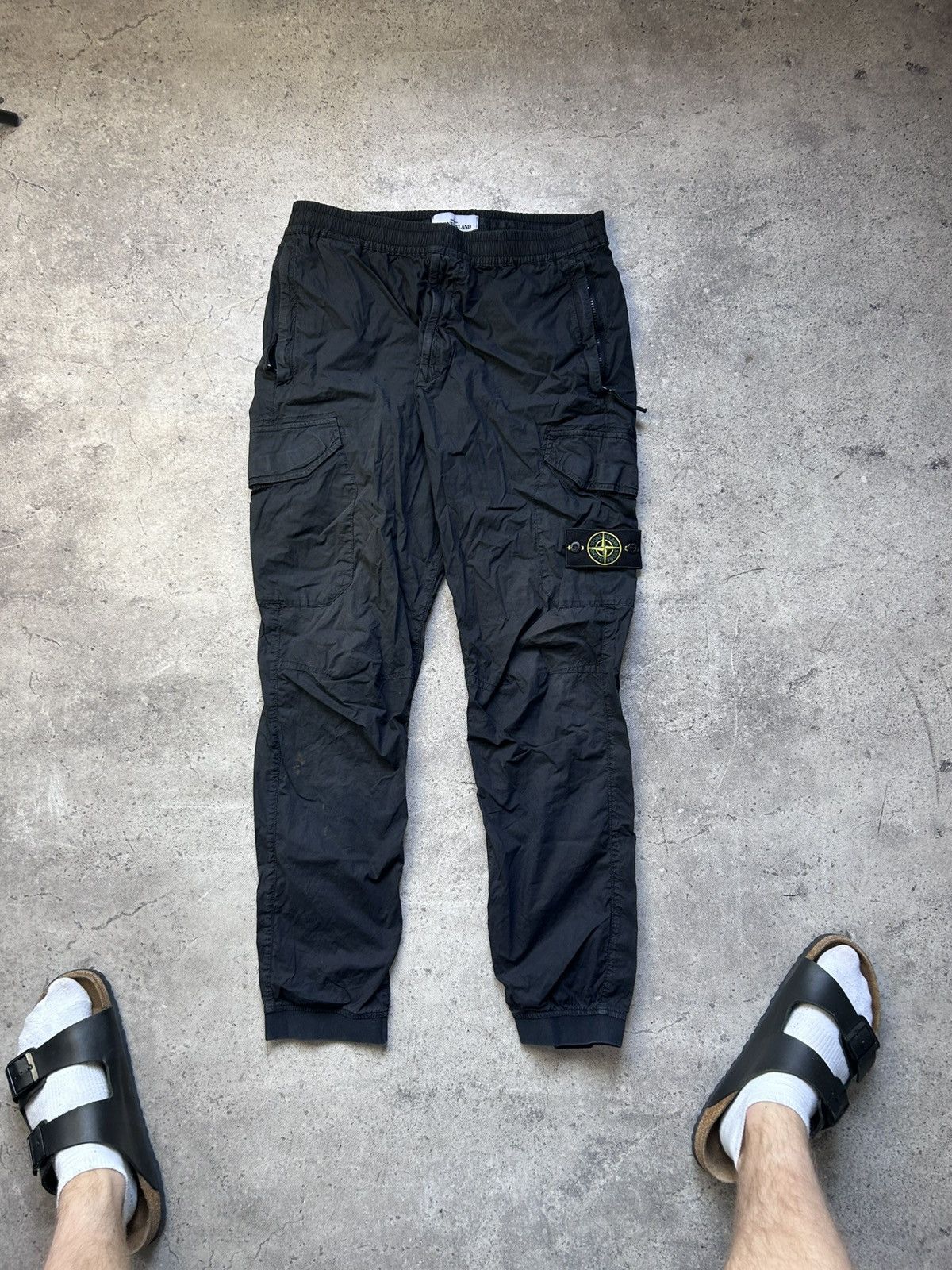 Stone Island × Supreme Supreme Stone Island Painted Camo Nylon