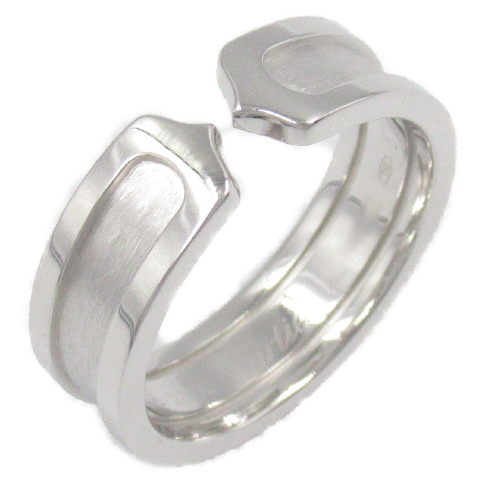 Cartier Cartier C2 Ring K18Wg (White Gold) Silver Size ONE SIZE - 1 Thumbnail
