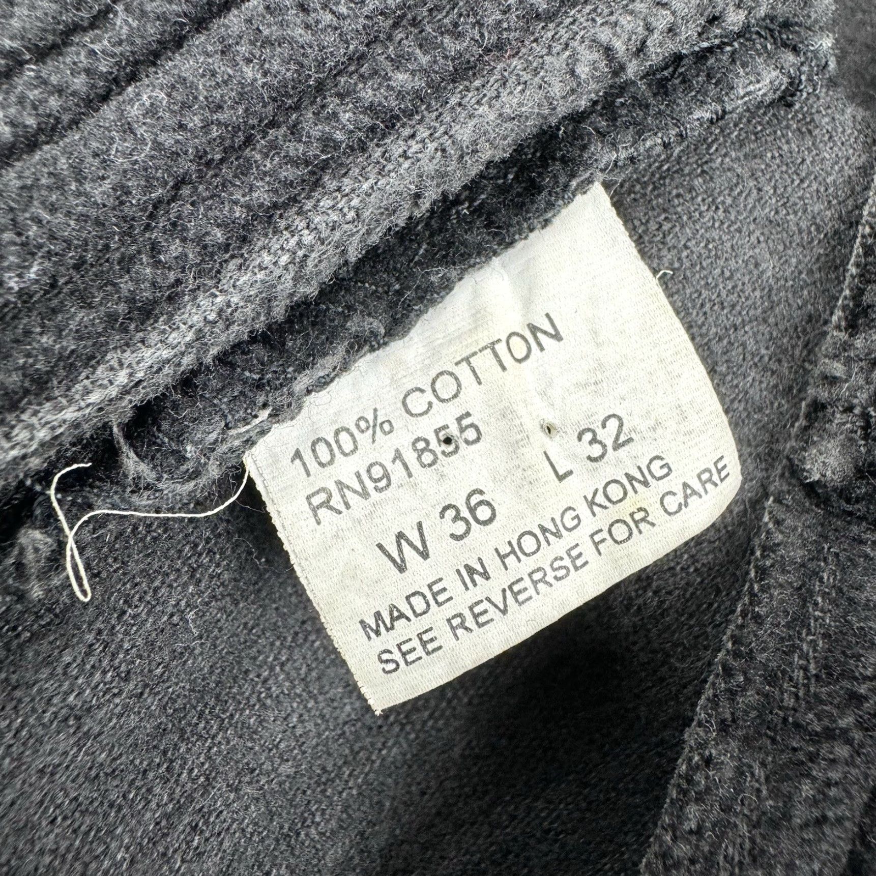 Vintage VINTAGE On The Brink Wide Leg Corduroy Pants Adult 36x32 Black Hipster Y2K Mens Size US 36 / EU 52 - 6 Thumbnail