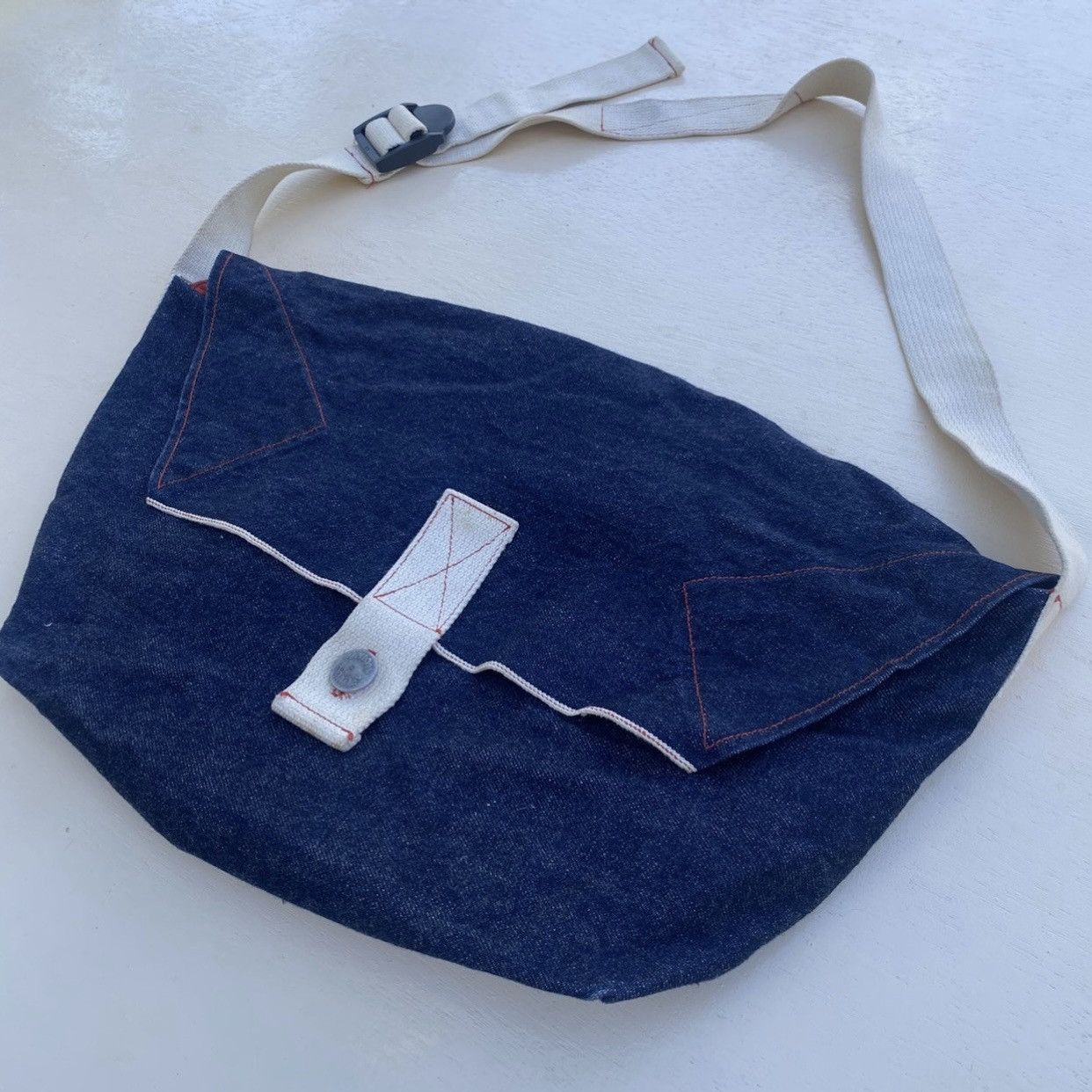 Studio D'Artisan × Vintage LAST DROP❗️Studio D’artisan Denim Selvedge Messenger Bag Size ONE SIZE - 3 Thumbnail