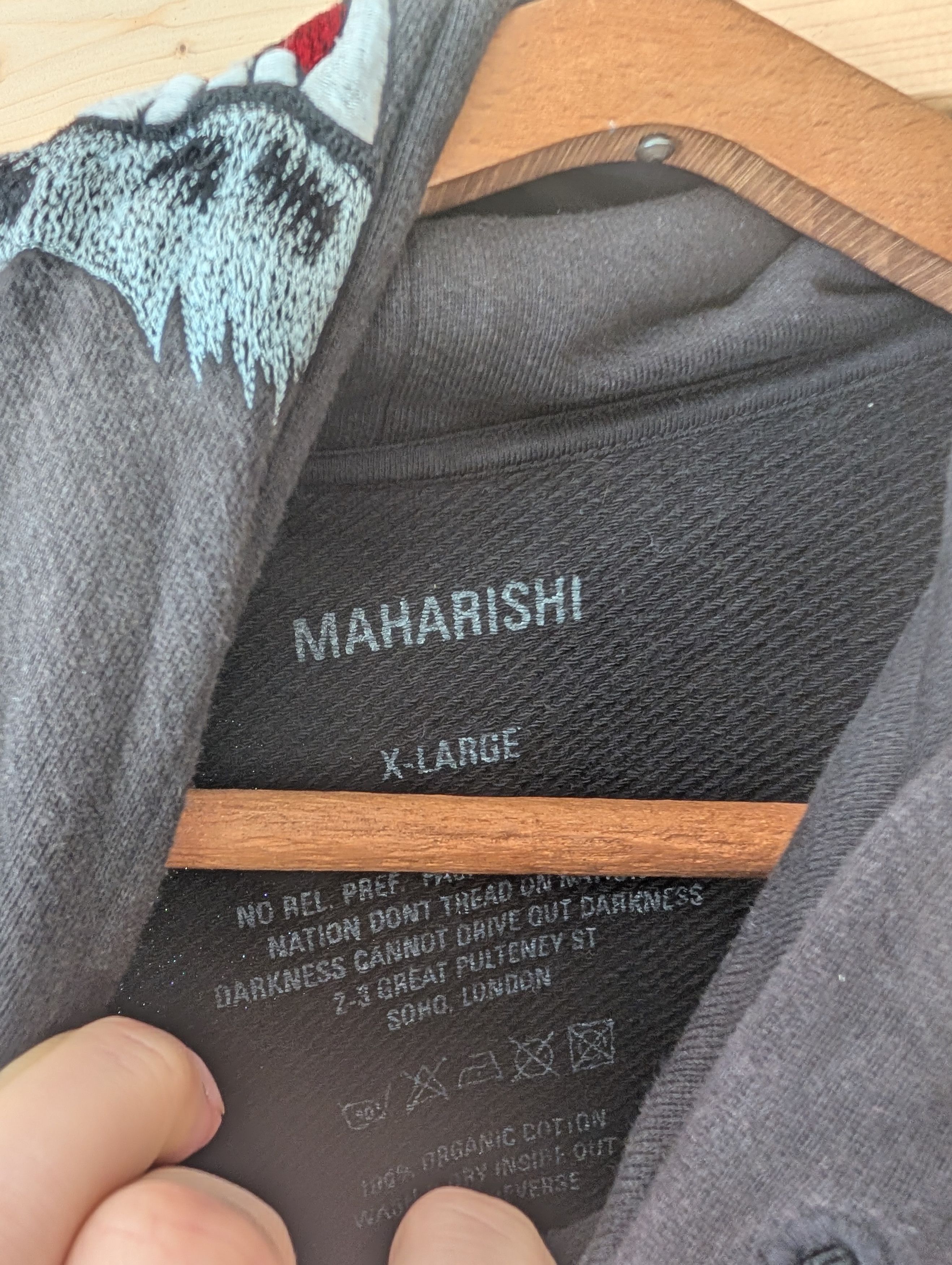 Maharishi Maharishi Tiger invasion embroidered hoodie Size US XL / EU 56 / 4 - 5 Thumbnail