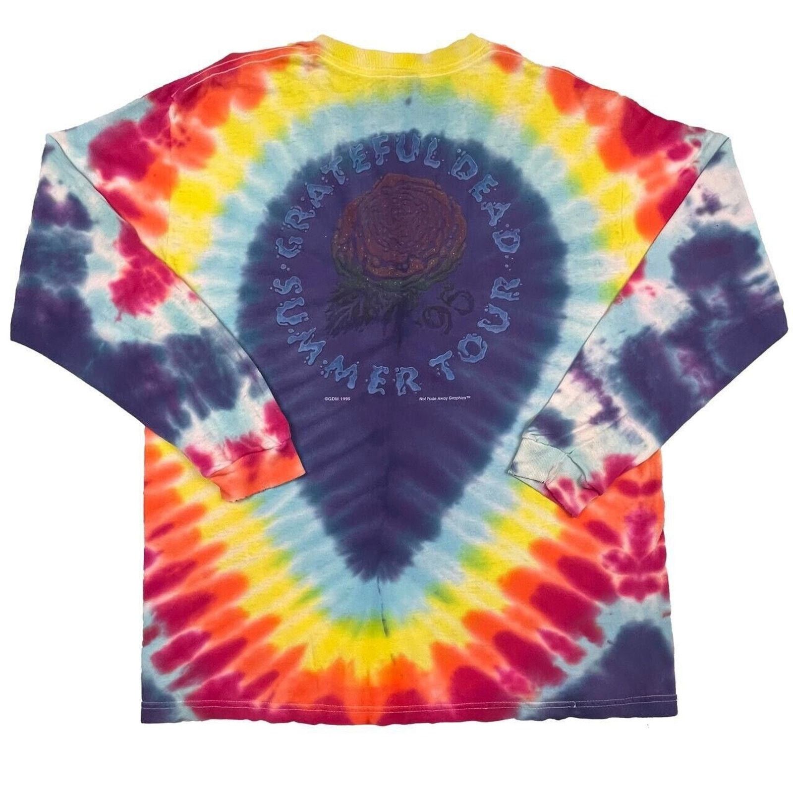 Liquid Blue Vintage 1995 GRATEFUL DEAD Size Large T-Shirt Summer ‘95 GDM Size US L / EU 52-54 / 3 - 2 Thumbnail