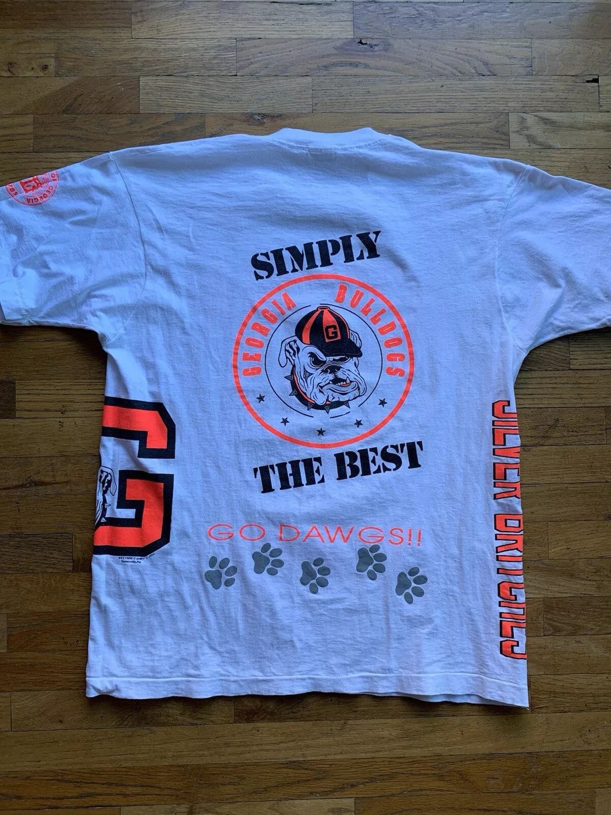 Fruit Of The Loom Rare Vintage Georgia Bulldogs Shirt Size US L / EU 52-54 / 3 - 4 Thumbnail