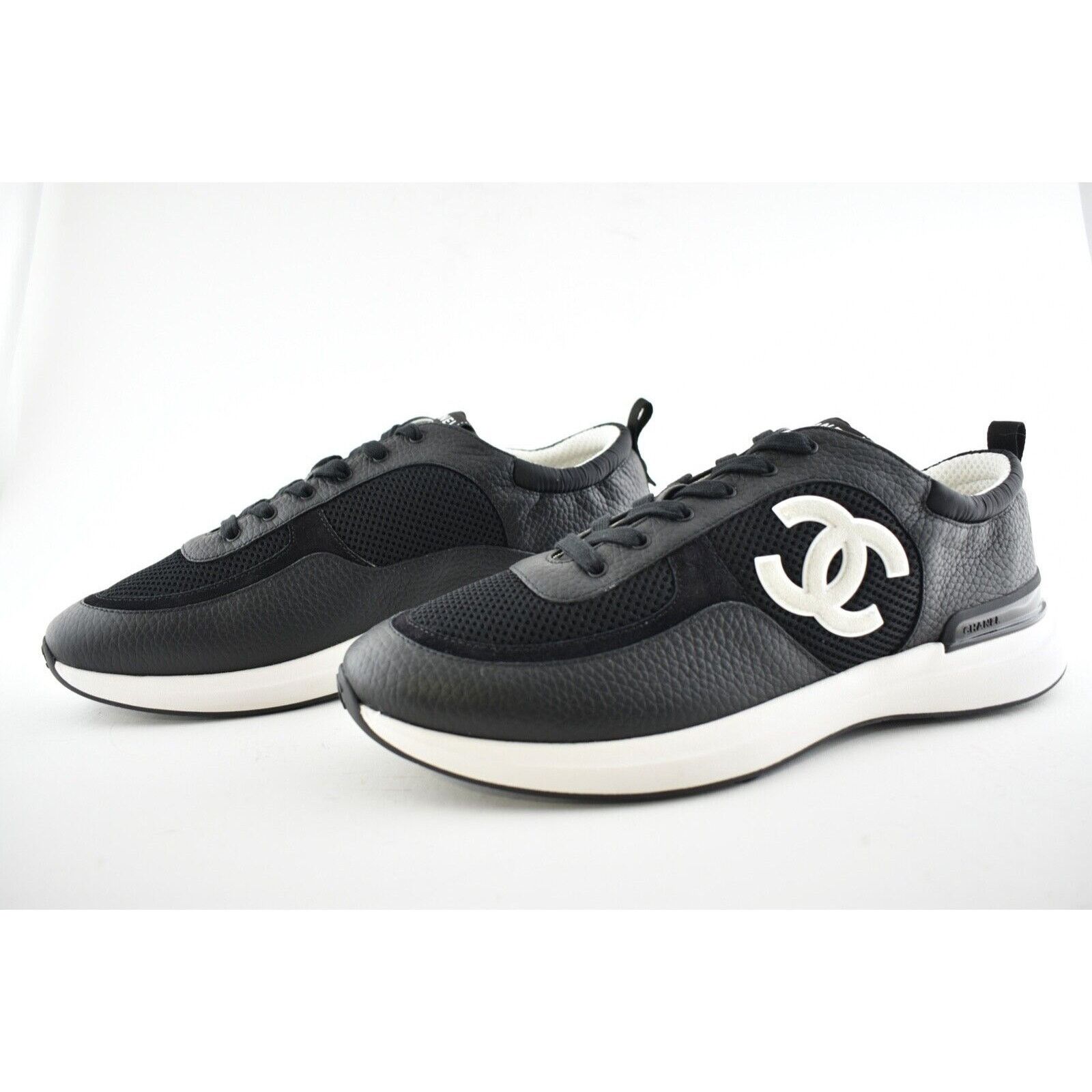 Chanel Chanel 21S Mens Leather Lace Low Top Trainer Sneaker 44 11 Size US 11 / EU 44 - 9 Thumbnail