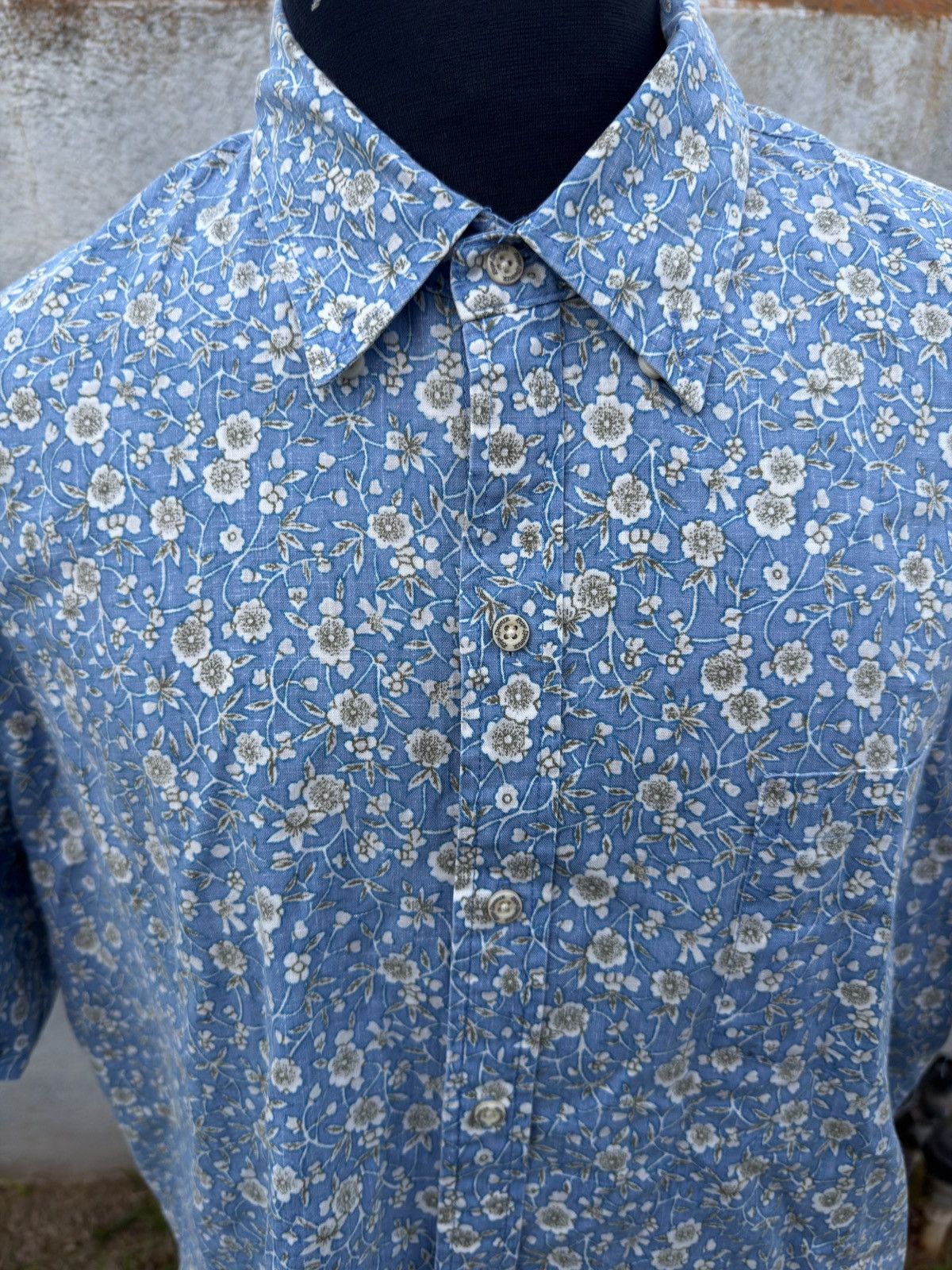 Reyn Spooner PreOwned Reyn Spooner Classic Blue Hawaiian Shirt Men's XL Size US XL / EU 56 / 4 - 3 Thumbnail