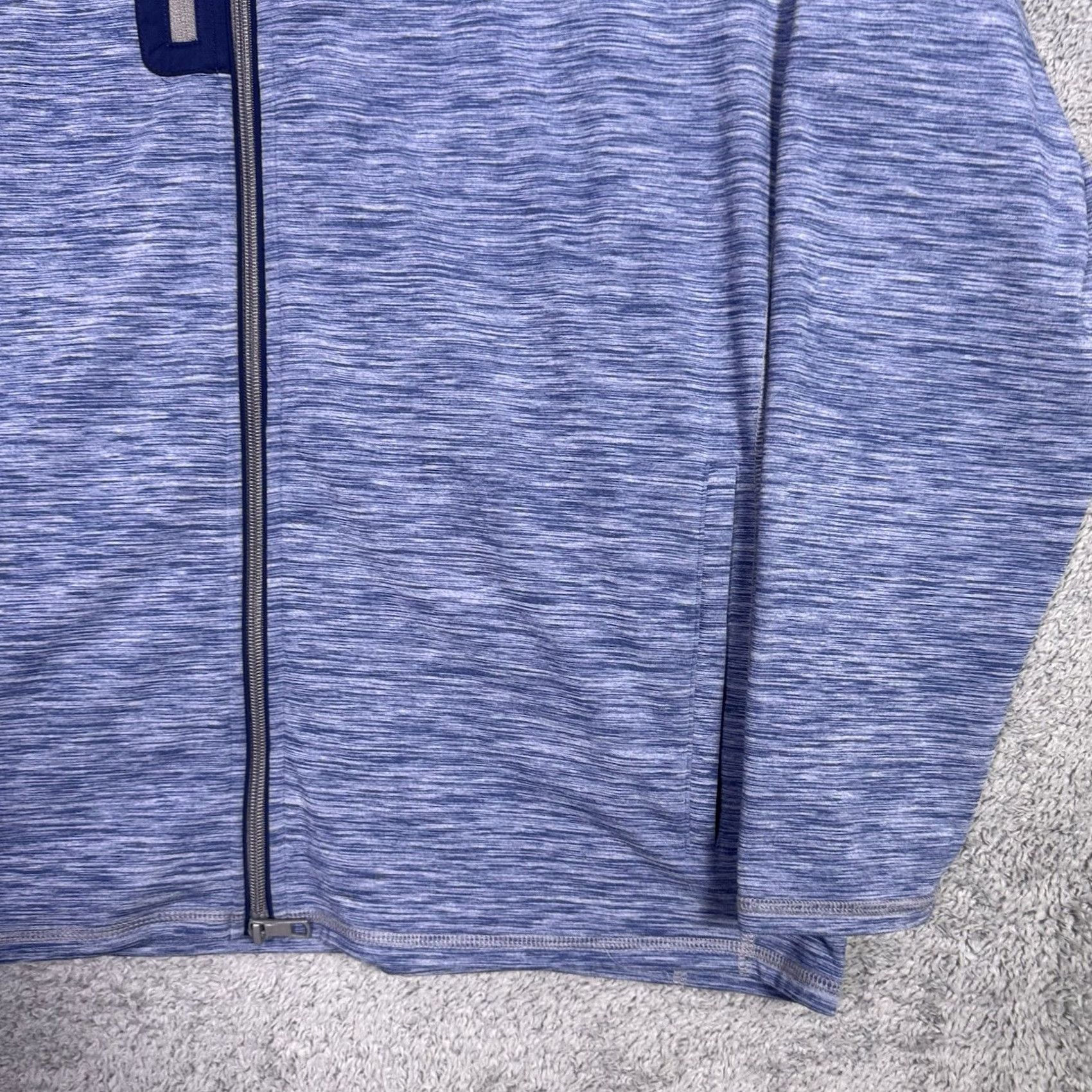 johnnie-O johnnie-O Jacket Mens XL Full Zip Tech Heather Seqouia Lake Blue JMJK1890 Size US XL / EU 56 / 4 - 3 Thumbnail