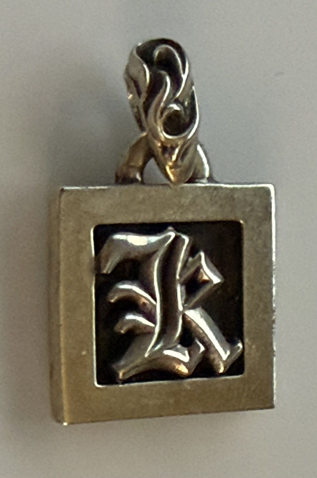 Chrome Hearts Chrome Hearts Frame Letter "K" Silver Pendant Size ONE SIZE - 7 Thumbnail