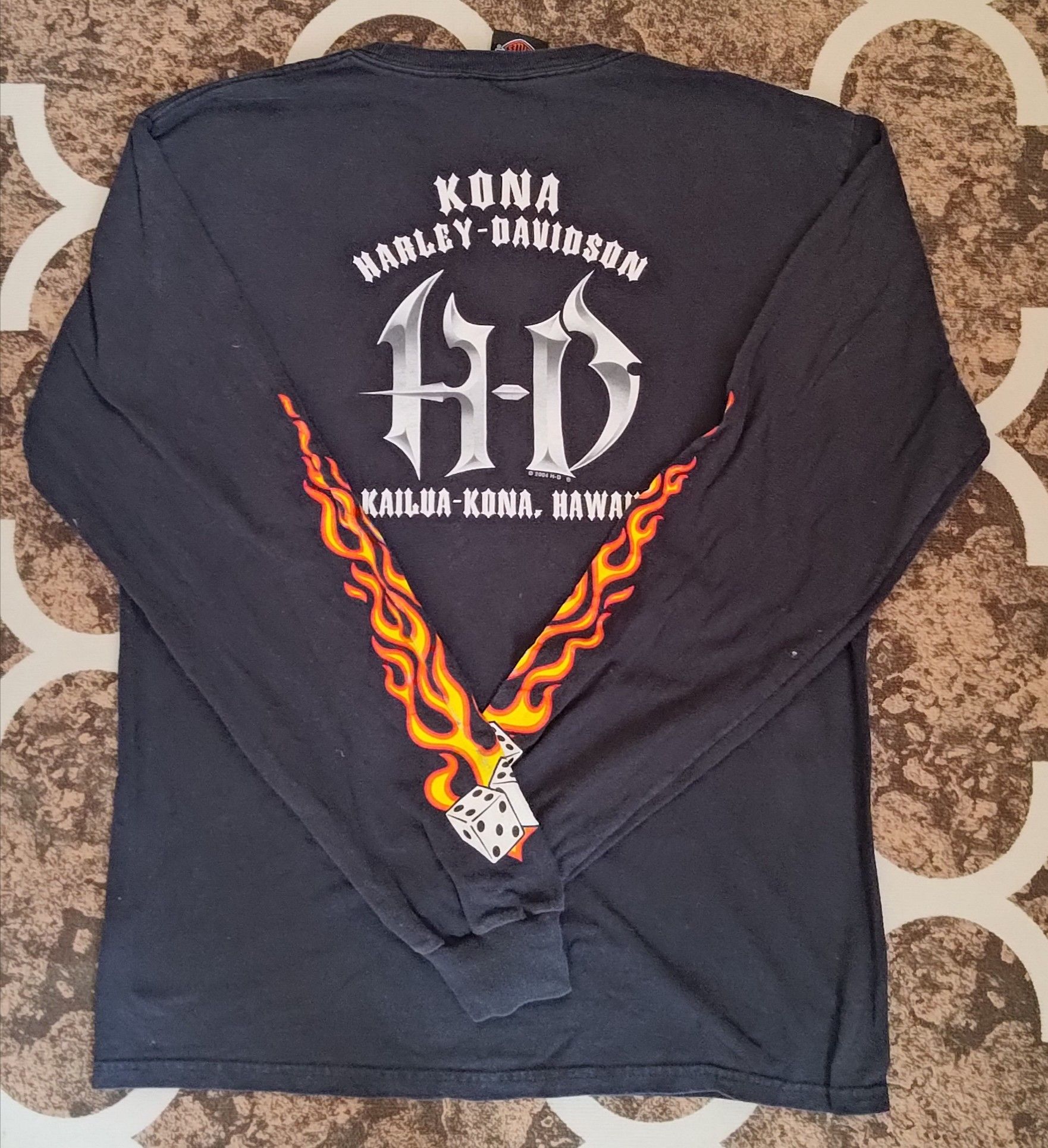 Harley Davidson Vintage Long Sleeve Harley Davidson Shirt Size US M / EU 48-50 / 2 - 2 Thumbnail