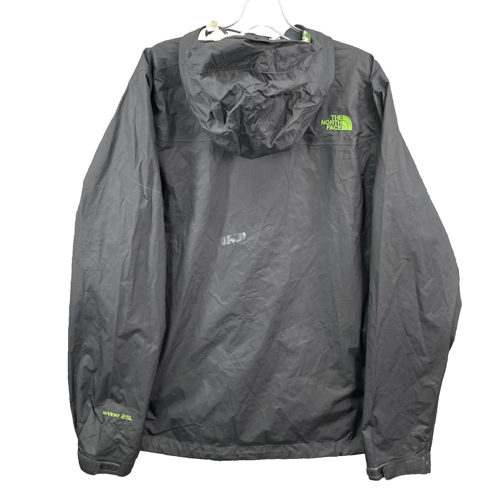 The North Face The North Face Hyvent 2.5 Rain Jacket Mens M Black Waterproof Outdoor Gorpcore Weathergear Lightweight Hooded Full Zip Rain Coat Size US M / EU 48-50 / 2 - 2 Thumbnail