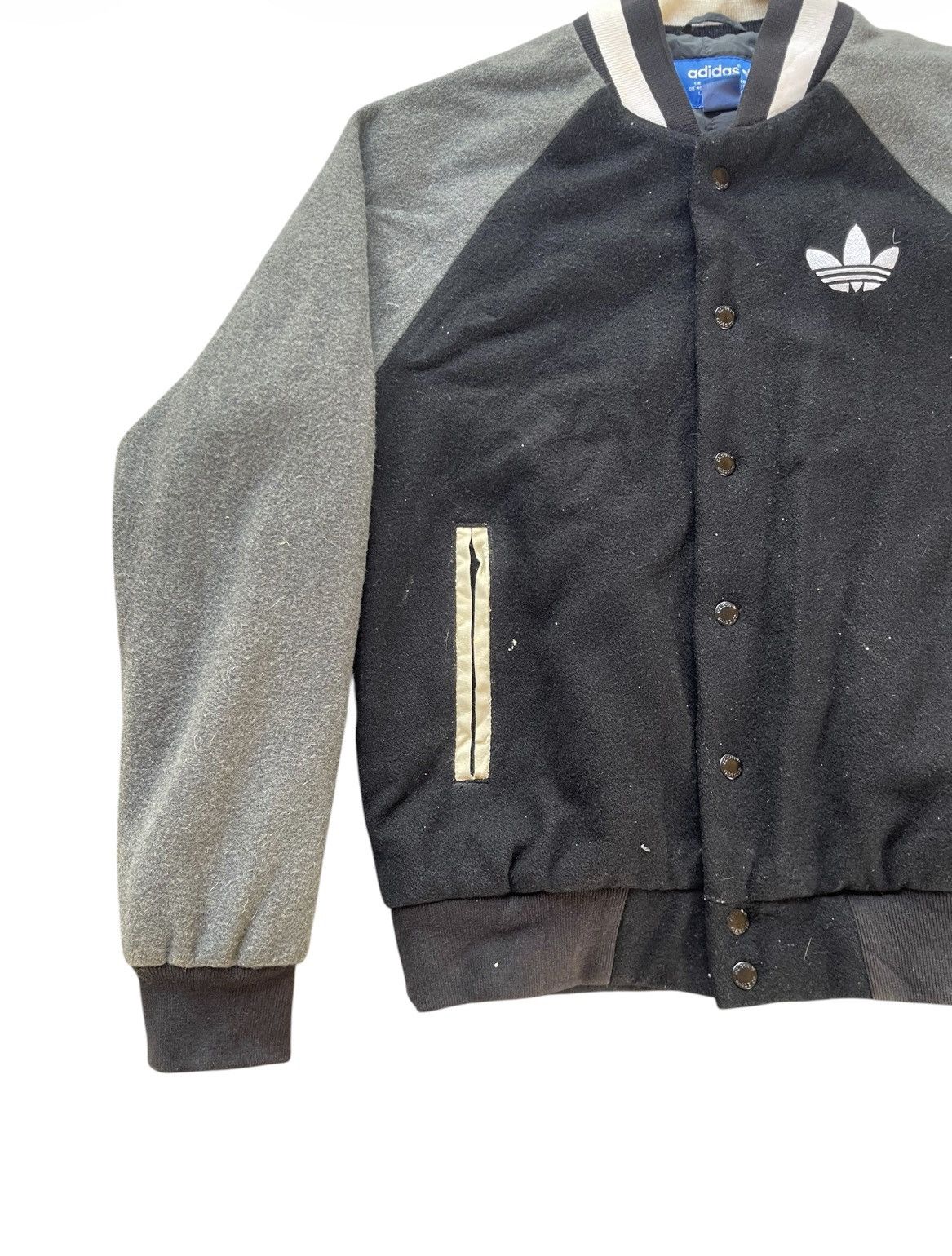 Adidas Adidas Varsity Wool Jacket / Small Size Size US S / EU 44-46 / 1 - 4 Thumbnail