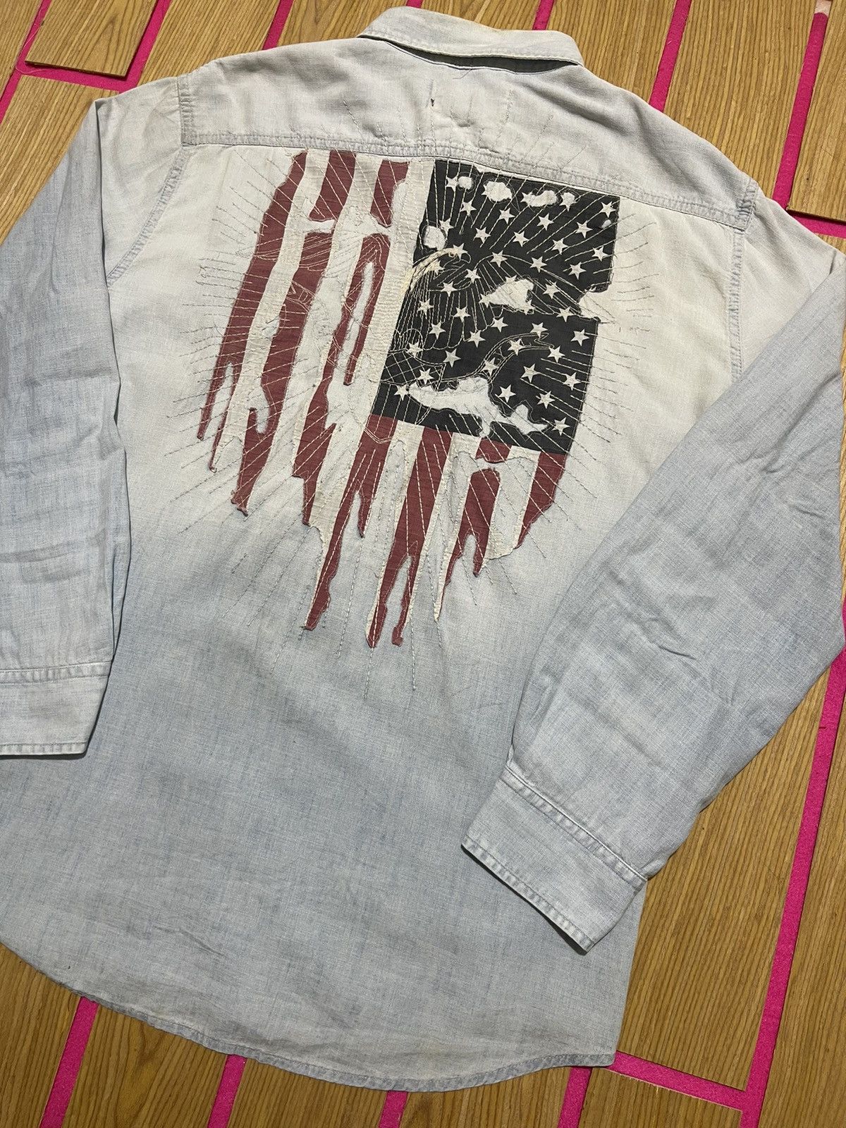 If Six Was Nine RALHP LAUREN long sleeve shirt with embroidered pattern Size US L / EU 52-54 / 3 - 2 Thumbnail