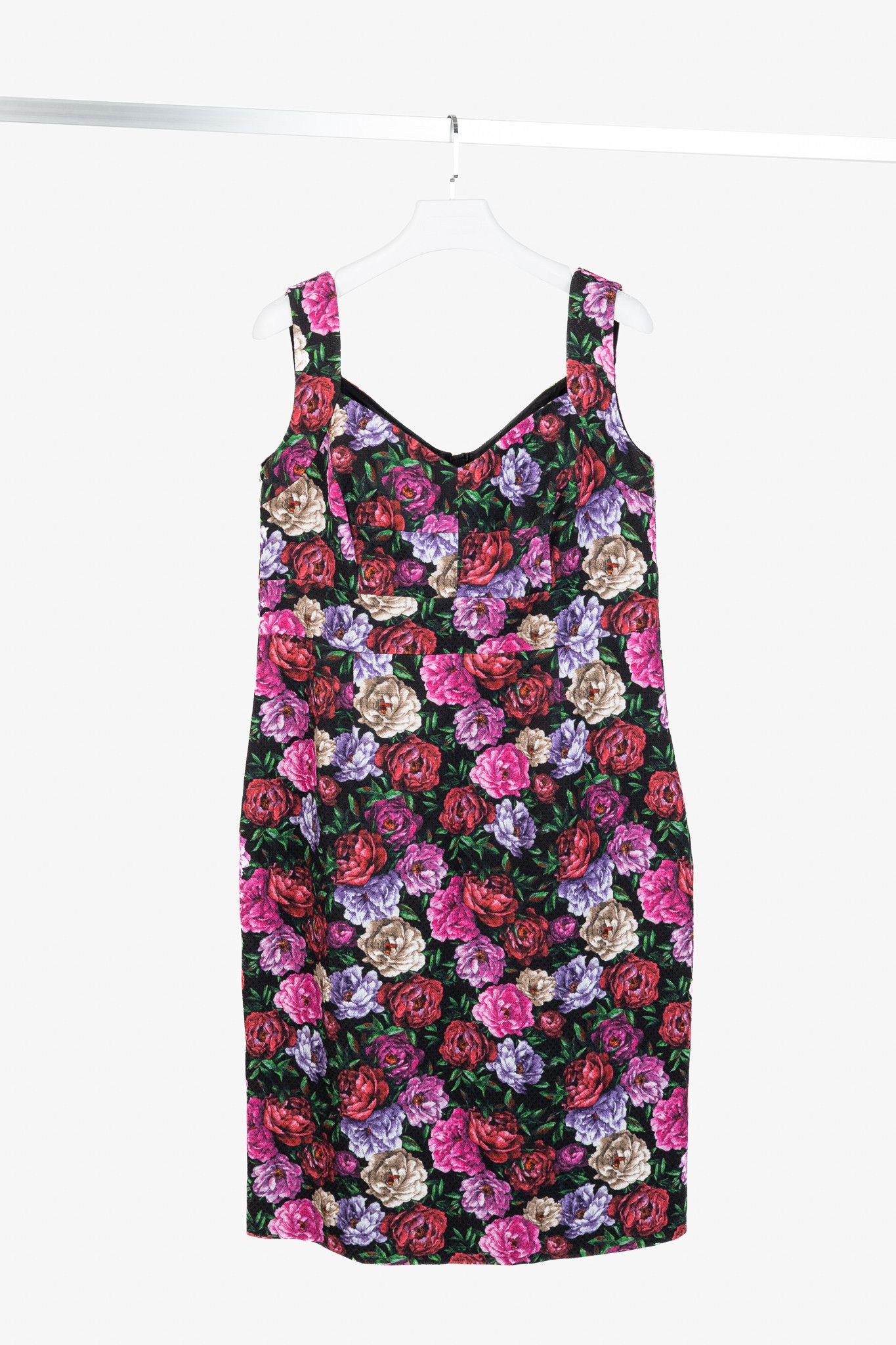 Escada Escada Dinavia Fantasy Cotton Floral Sleeveless Dress Size XL / US 12-14 / IT 48-50 - 1 Thumbnail