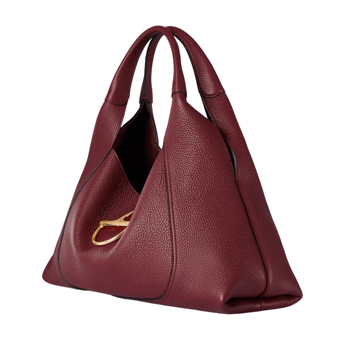 Gucci GUCCI Softbit Maxi $3650 Rosso Ancora Red Leather Shoulder B Size ONE SIZE - 2 Thumbnail