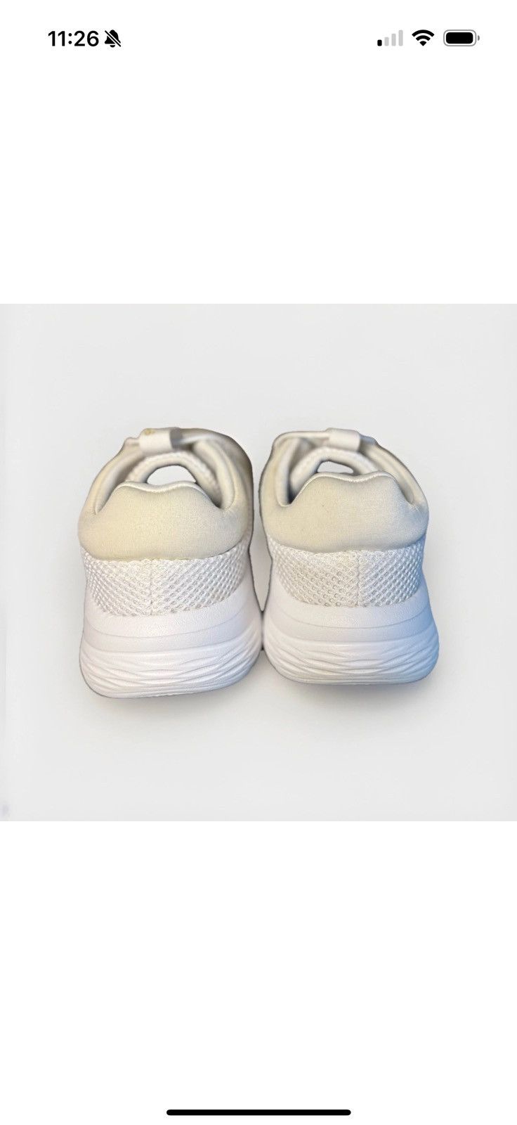 Adidas Adidas Cloudfoam White/Gold Comfy Running Shoes Size US 8 / IT 38 - 4 Thumbnail