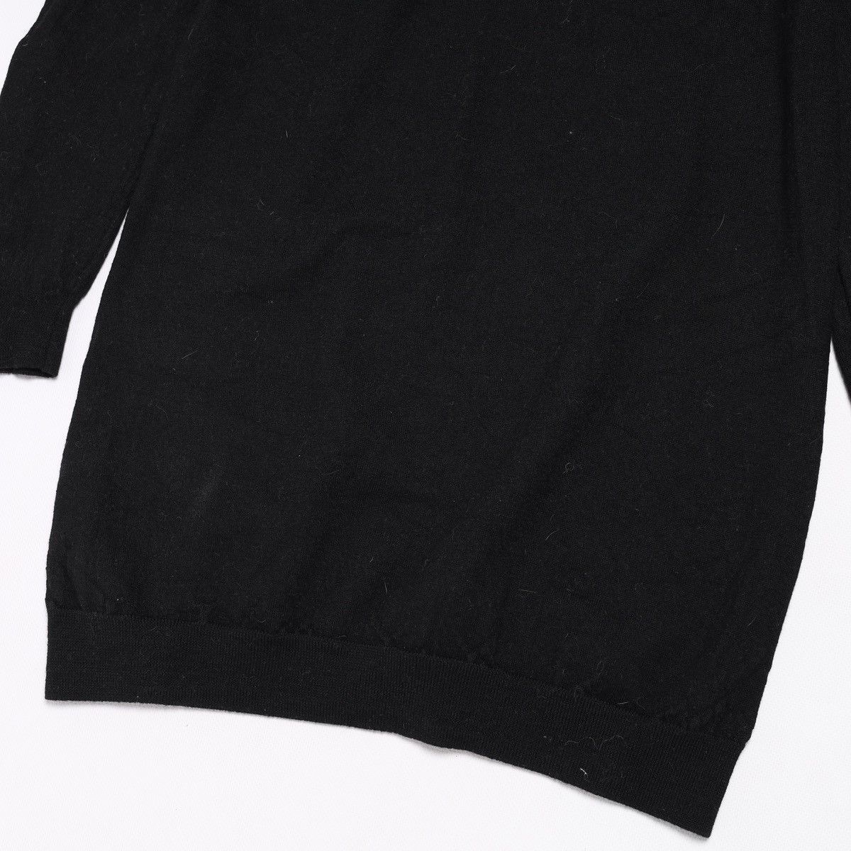 Sezane Sezane Wool Tunic Jumper Long Sweater Black Size S / US 4 / IT 40 - 9 Thumbnail