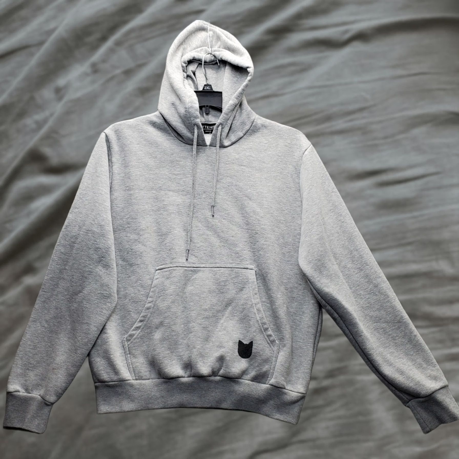KangaROOS Kittenish Hoodie Womens M Gray Pullover Lined Kangaroo Pocket Drawstring Shirt Kategorie? Size M / US 6-8 / IT 42-44 - 1 Thumbnail