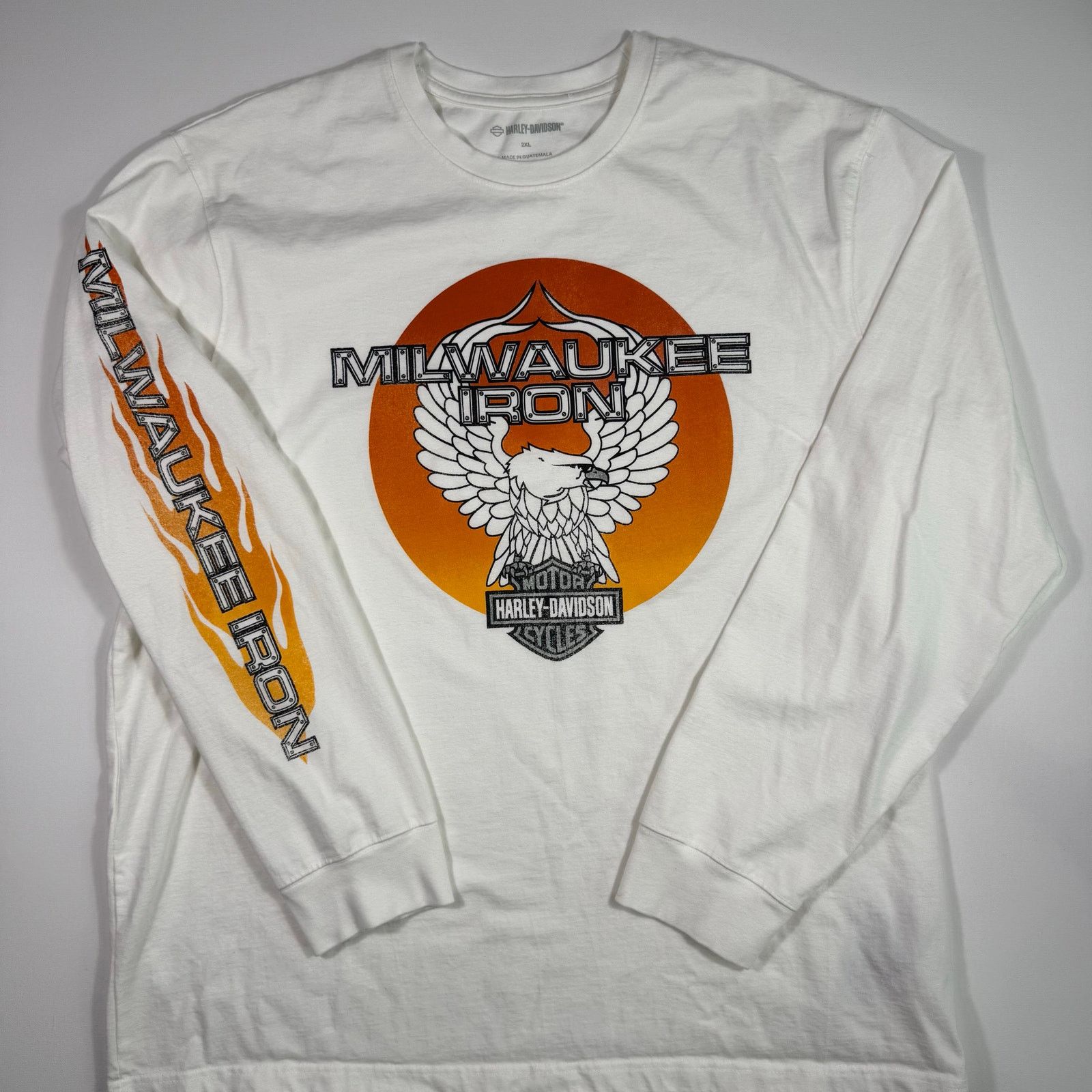 Harley Davidson Harley Davidson Milwaukee Iron Long Sleeve Flame Men’s 2XL Size US XXL / EU 58 / 5 - 1 Thumbnail
