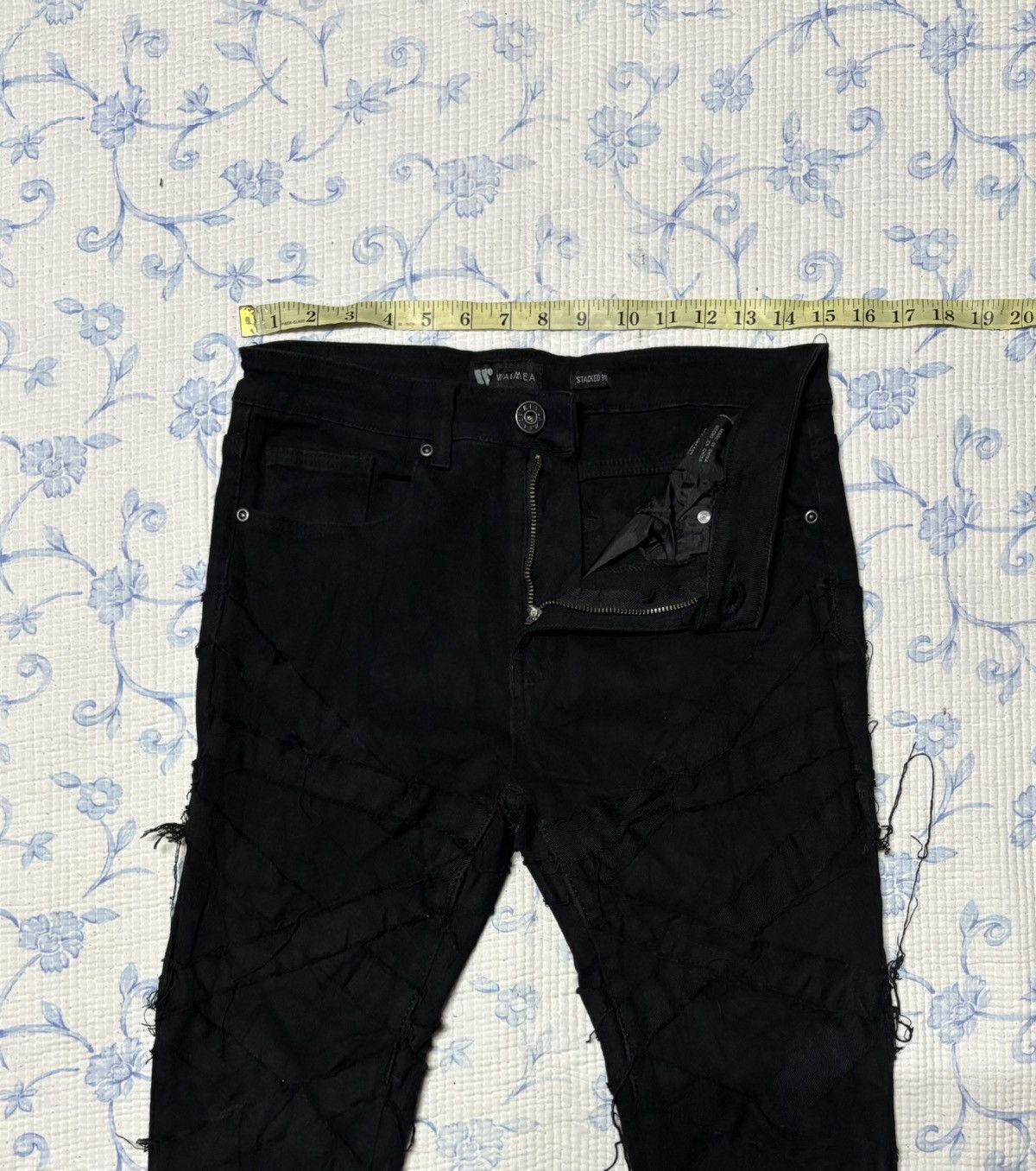 Waimea Waimea Streetwear Flared Jeans Distressed Denim Size US 30 / EU 46 - 3 Thumbnail