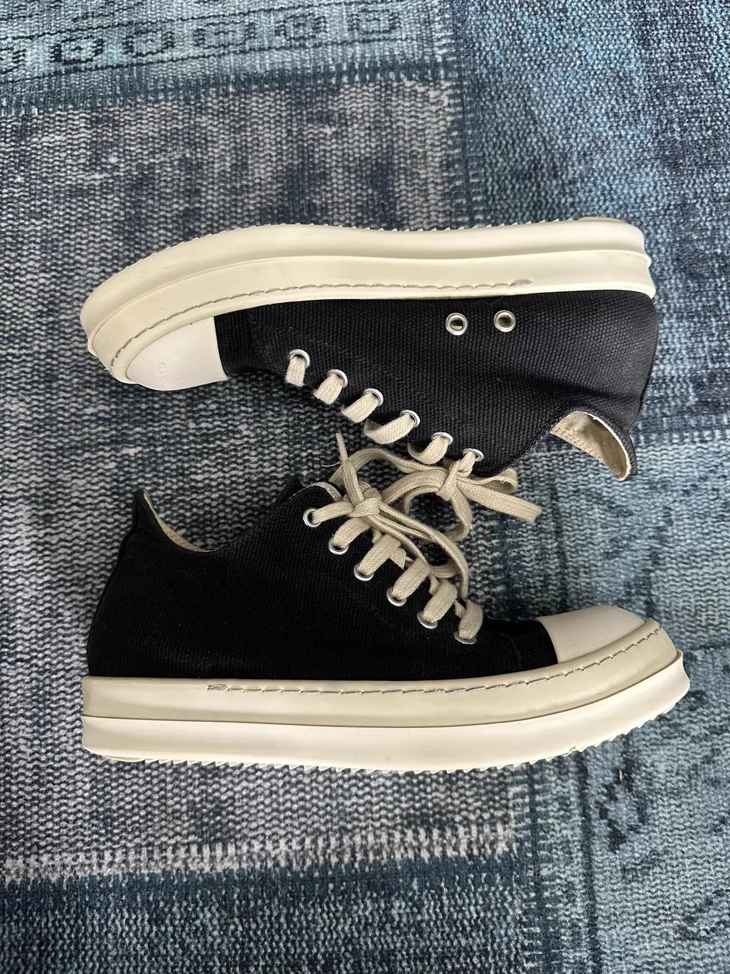 Rick Owens Rick Owens DRKSHDW Low Top Sneaker 36.5 Size US 5 / EU 37 - 1 Thumbnail