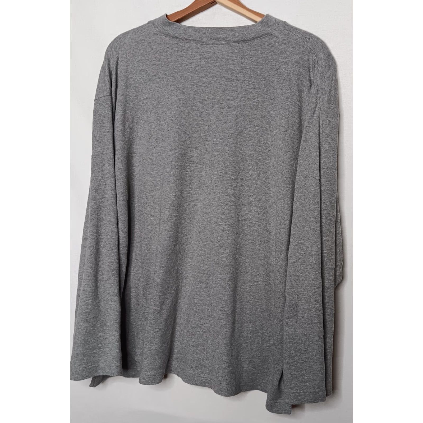 Vintage VINTAGE World Wildlife Federation Shirt Wolf 2XL Henley Gray Casual Nature Womens Size XXL / US 16-18 / IT 52-54 - 5 Thumbnail