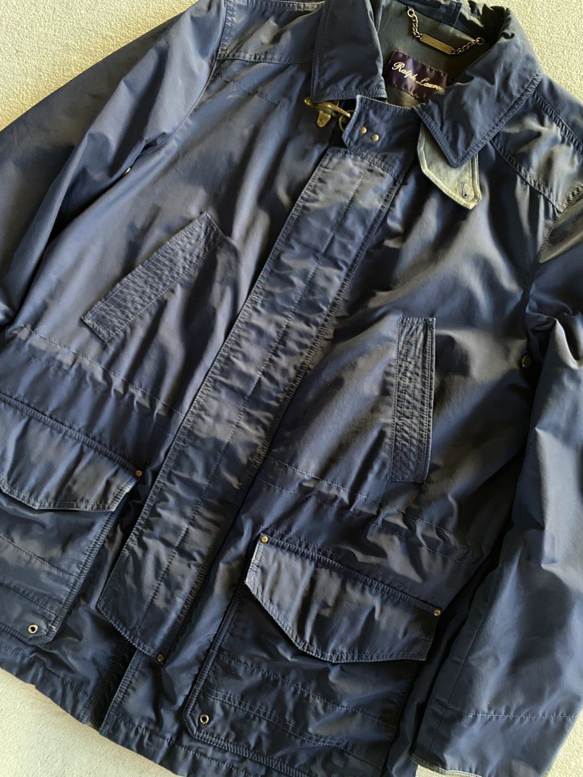Ralph Lauren Purple Label Polo Ralph Lauren Purple Label Sailer Style Rare Jacket Size US L / EU 52-54 / 3 - 3 Thumbnail