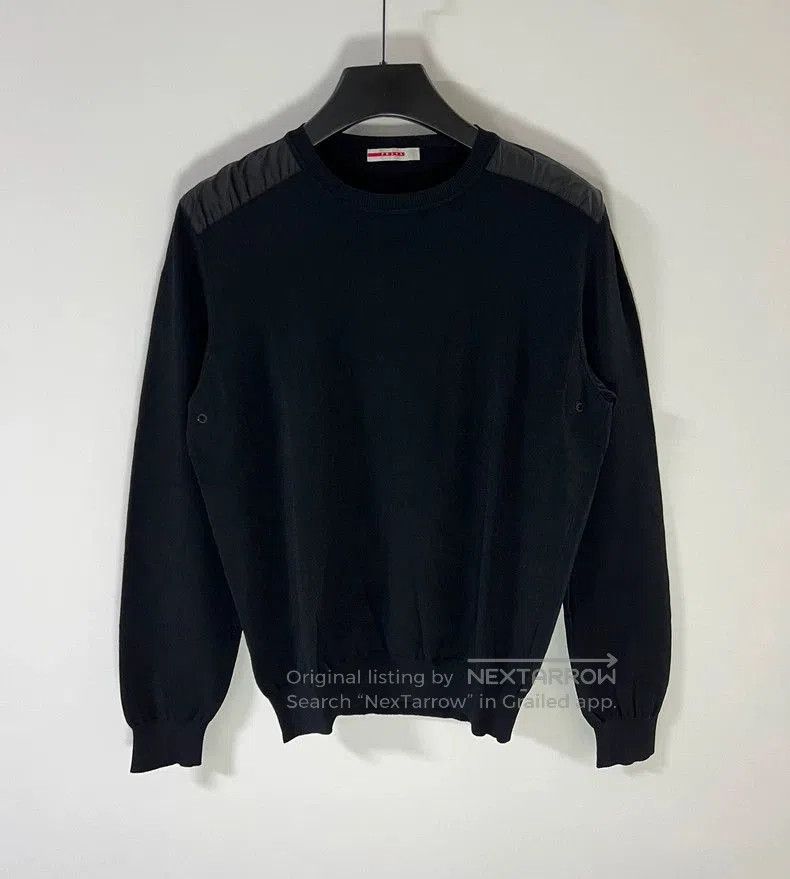 Prada Prada Men's Black Knit Sweater . Size US XL / EU 56 / 4 - 1 Thumbnail