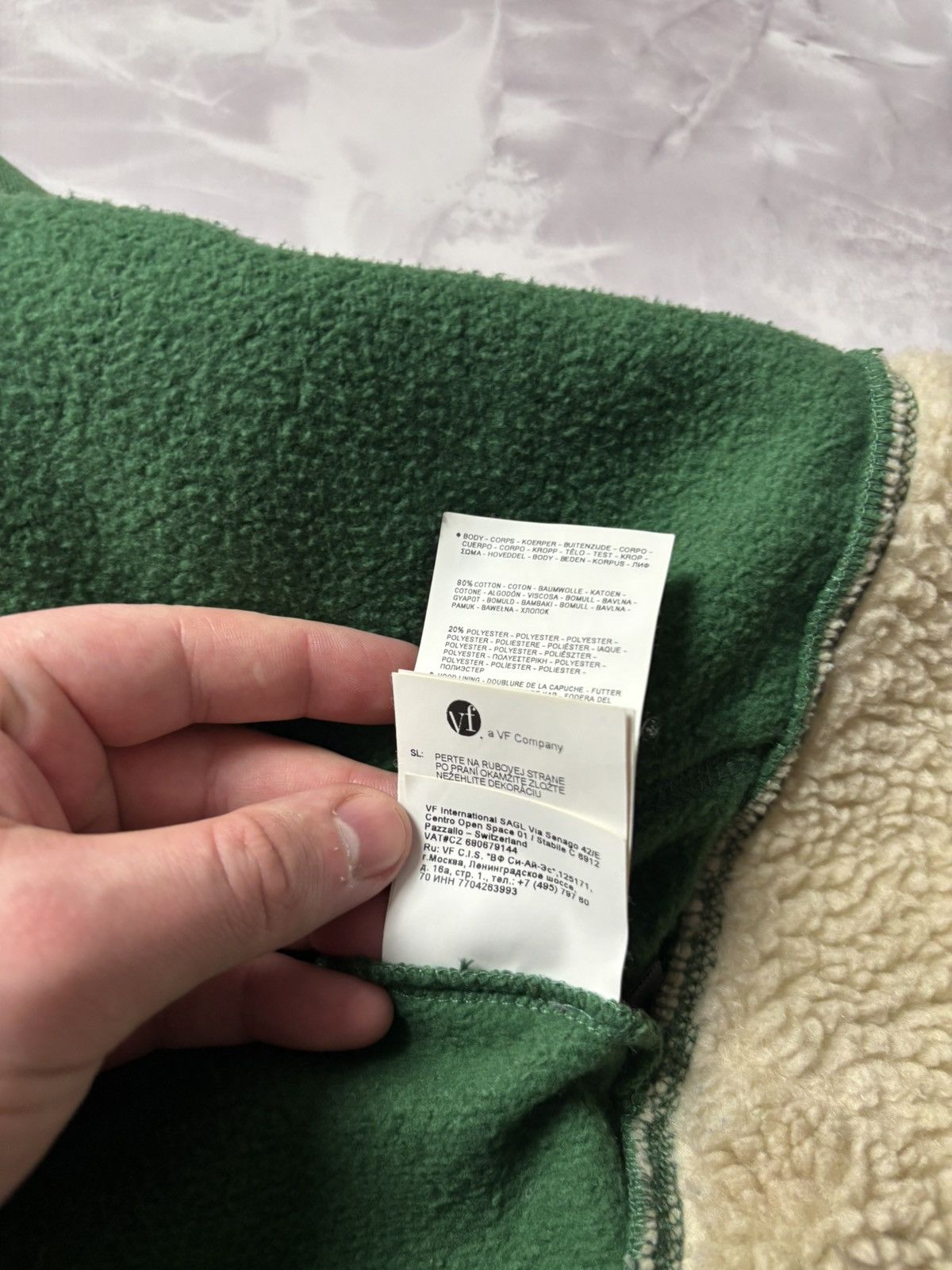 Napapijri Napapijri Flag Green Zip Hoodie Sherpa Trim Ski Patch Size M / US 6-8 / IT 42-44 - 17 Thumbnail