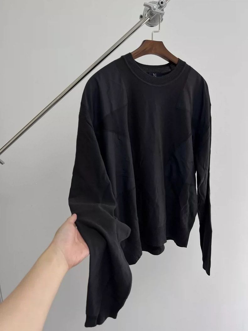 Yohji Yamamoto yohji yamamoto Patchwork sweater 2504-Nextarrow Size US L / EU 52-54 / 3 - 4 Thumbnail