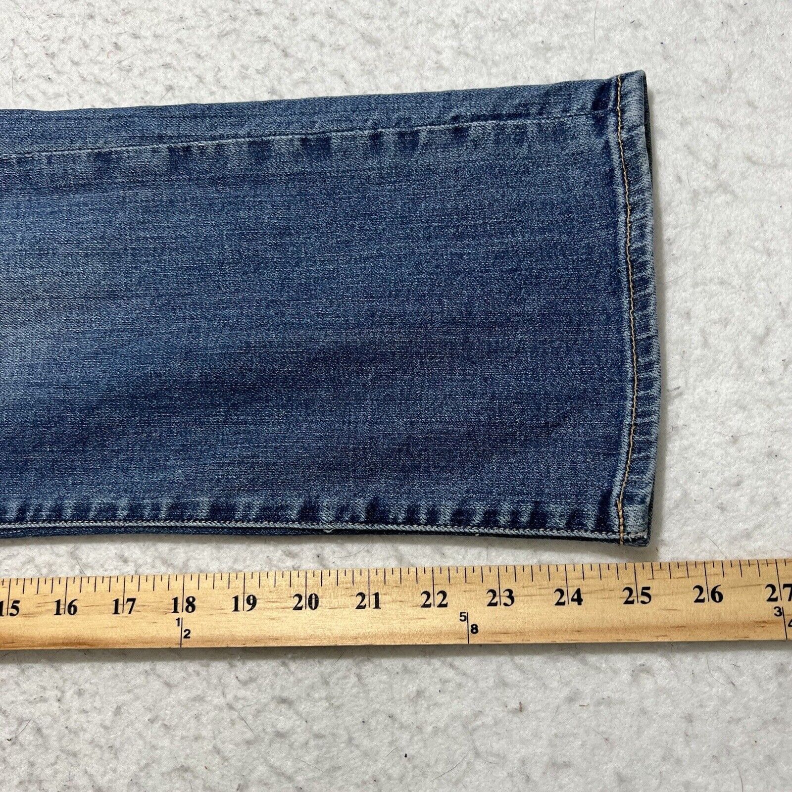 Lucky Brand Lucky Brand 8/29 Straight Leg Distressed Blue Jeans Size 30" / US 8 / IT 44 - 11 Thumbnail